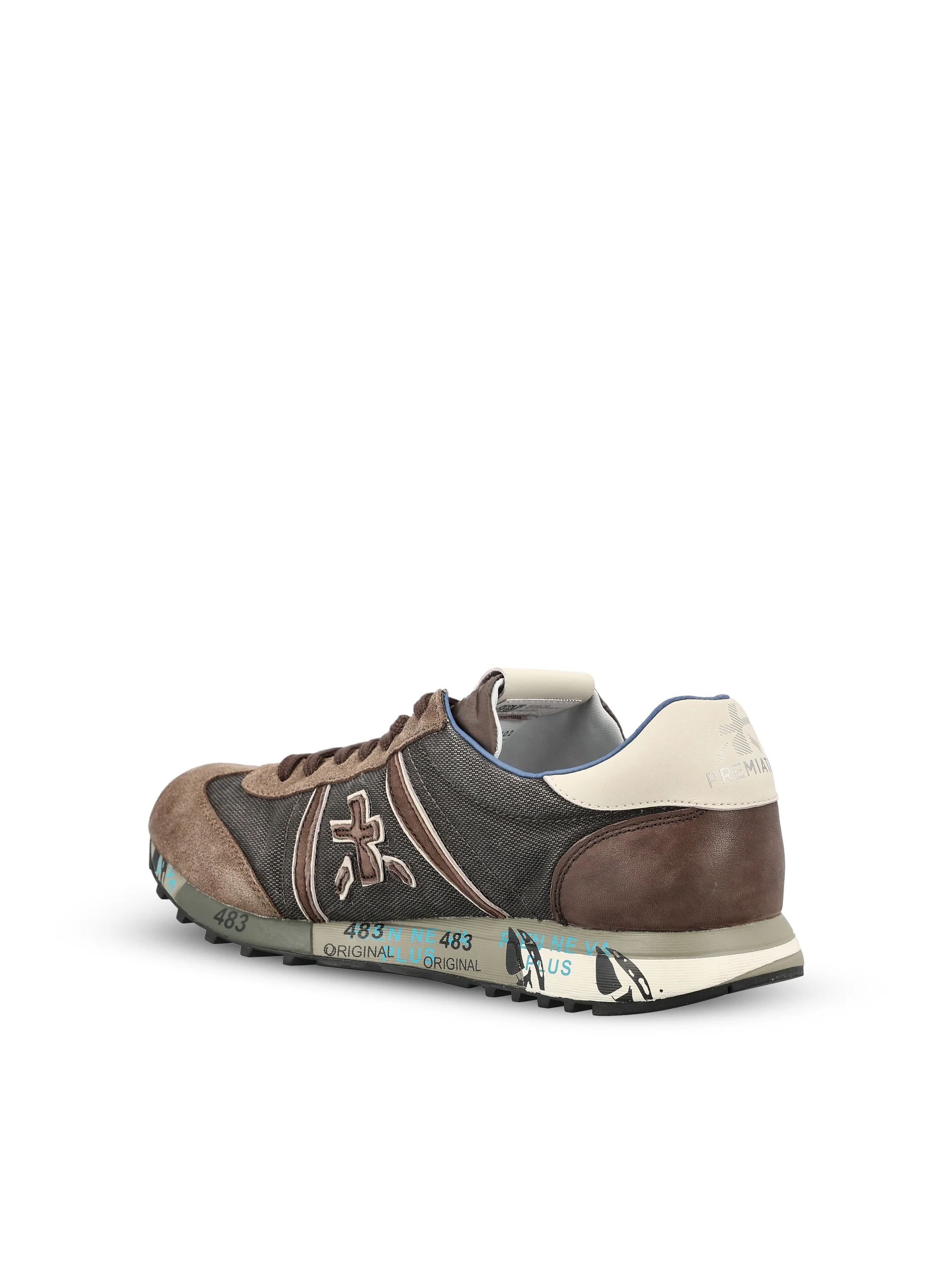 Sneakers realizzate in pelle e tessuto. LUCY 8402 PREMIATA 