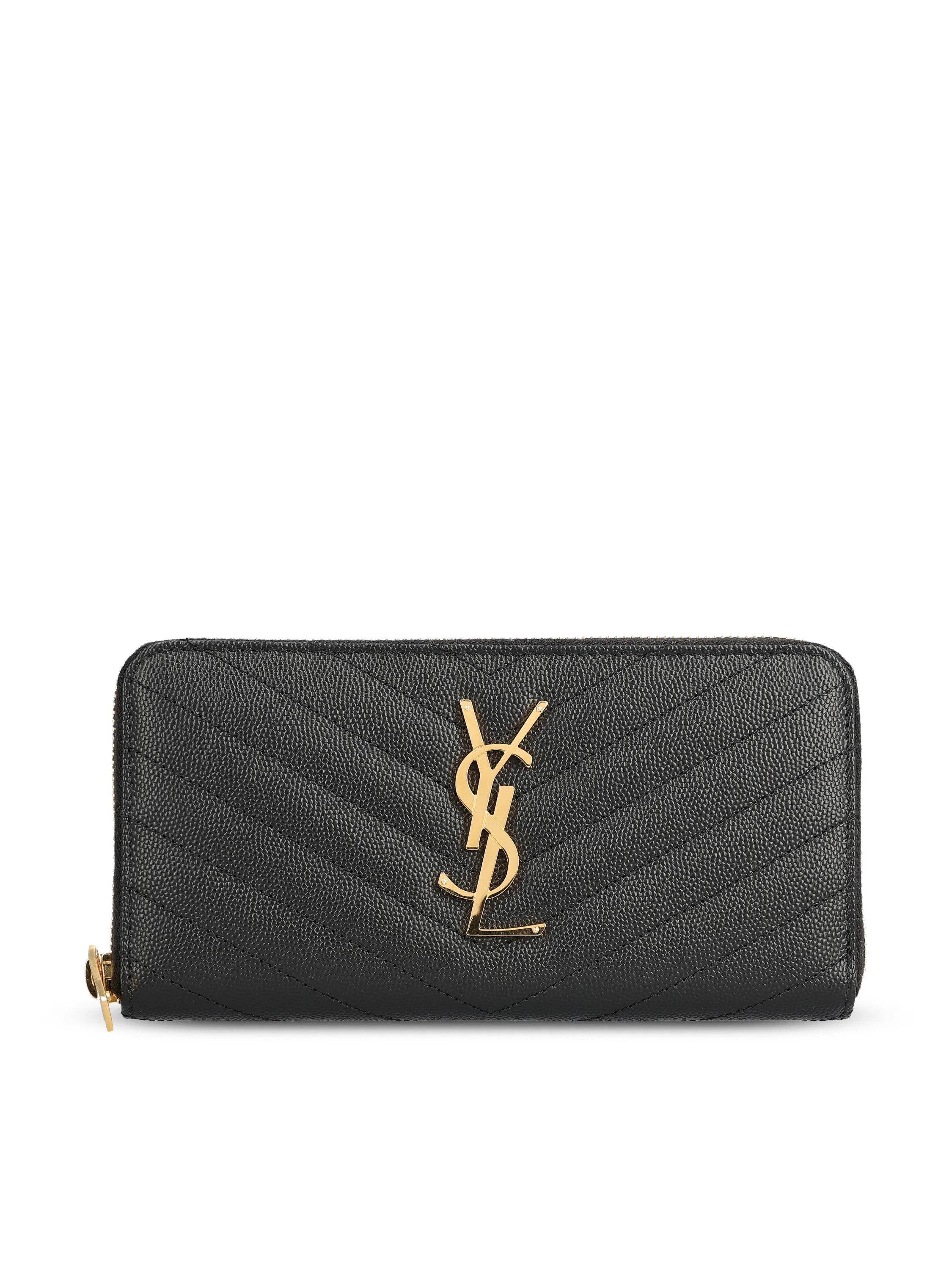 Portafoglio realizzato in pelle. 358094 BOW011000 SAINT LAURENT 
