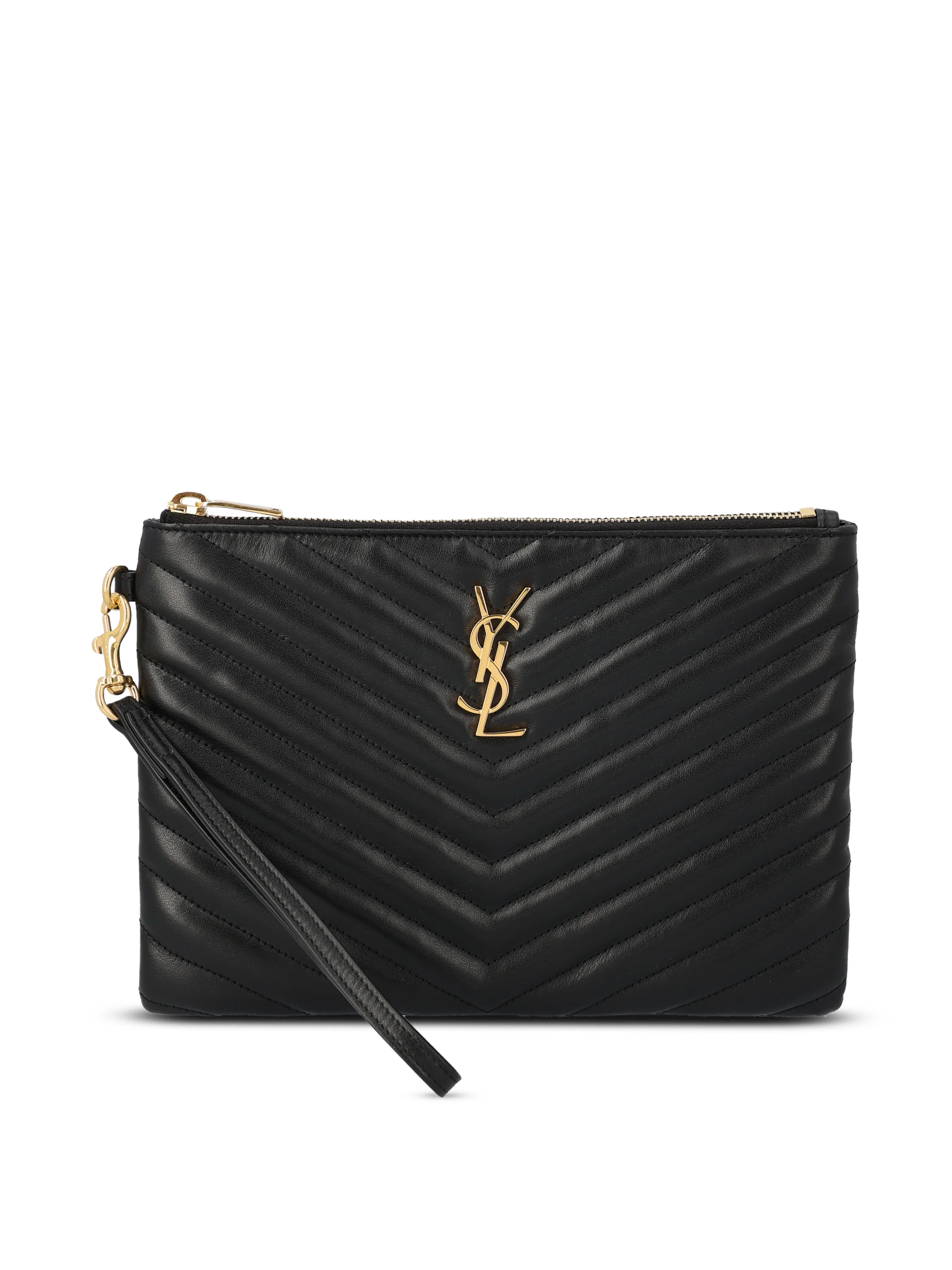 Pouch in pelle. 379039 CWU011000 SAINT LAURENT 