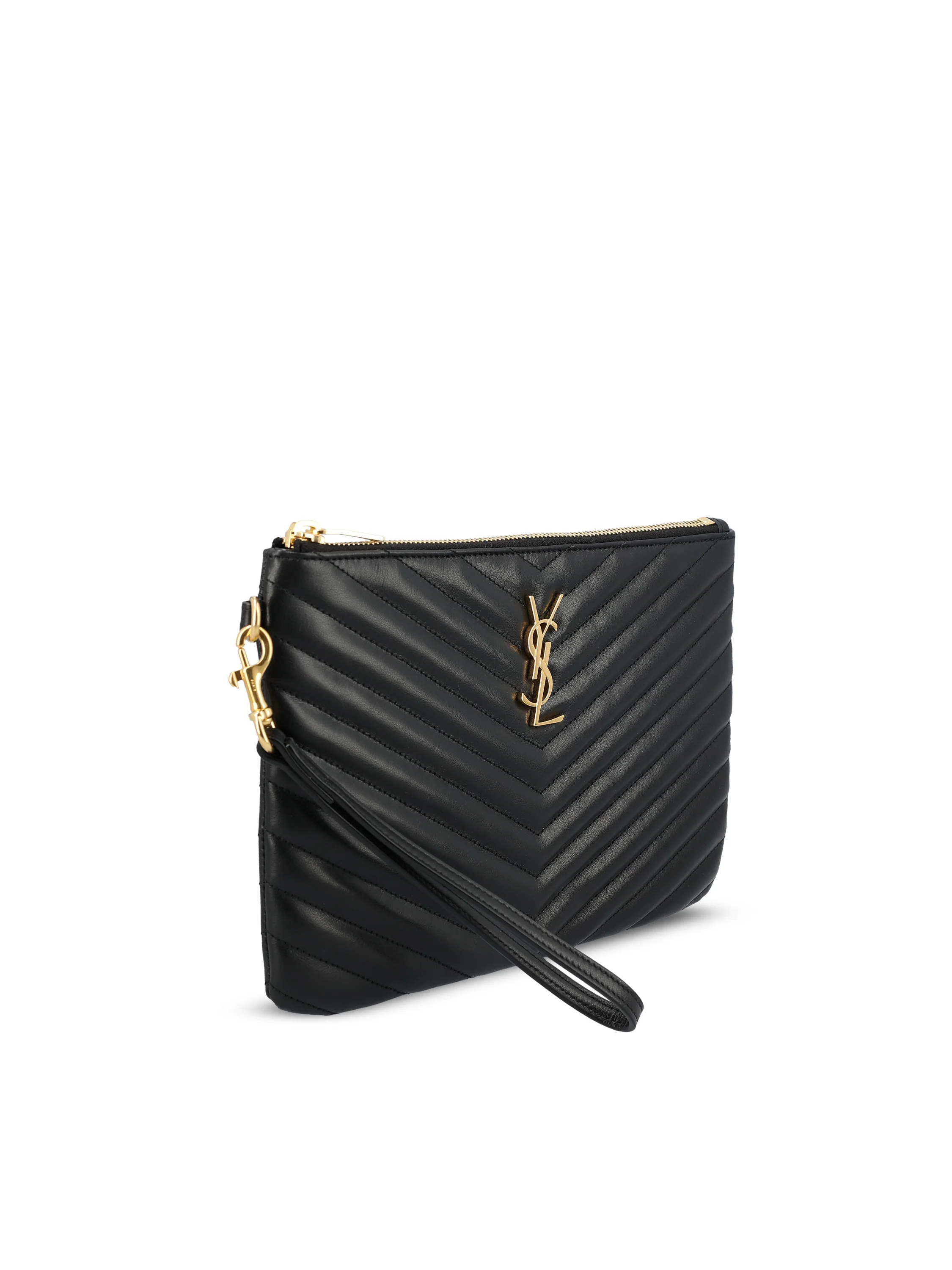 Pouch in pelle. 379039 CWU011000 SAINT LAURENT 