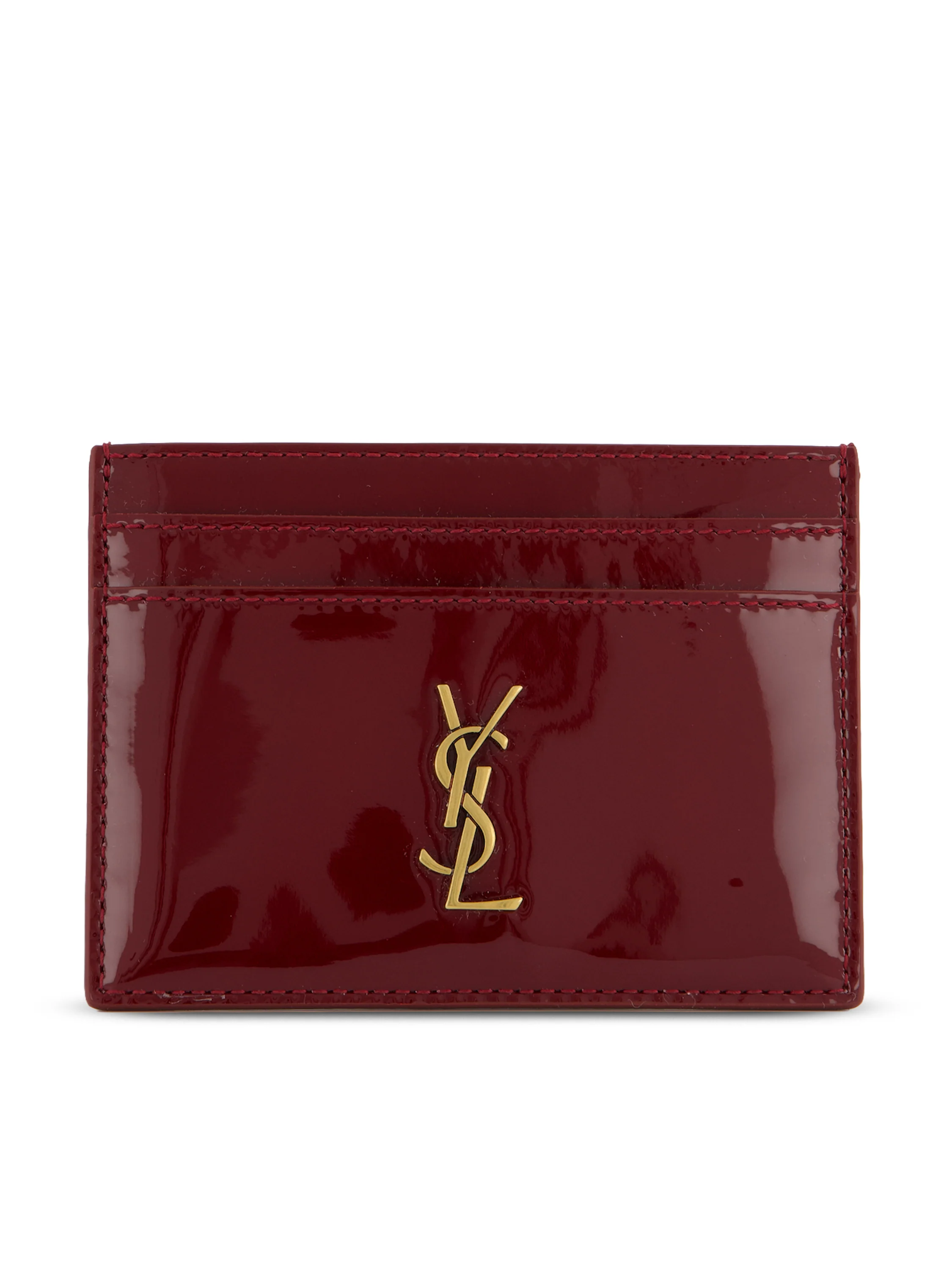 Portacarte realizzato in pelle lucida. 837663 B870W6259 SAINT LAURENT 
