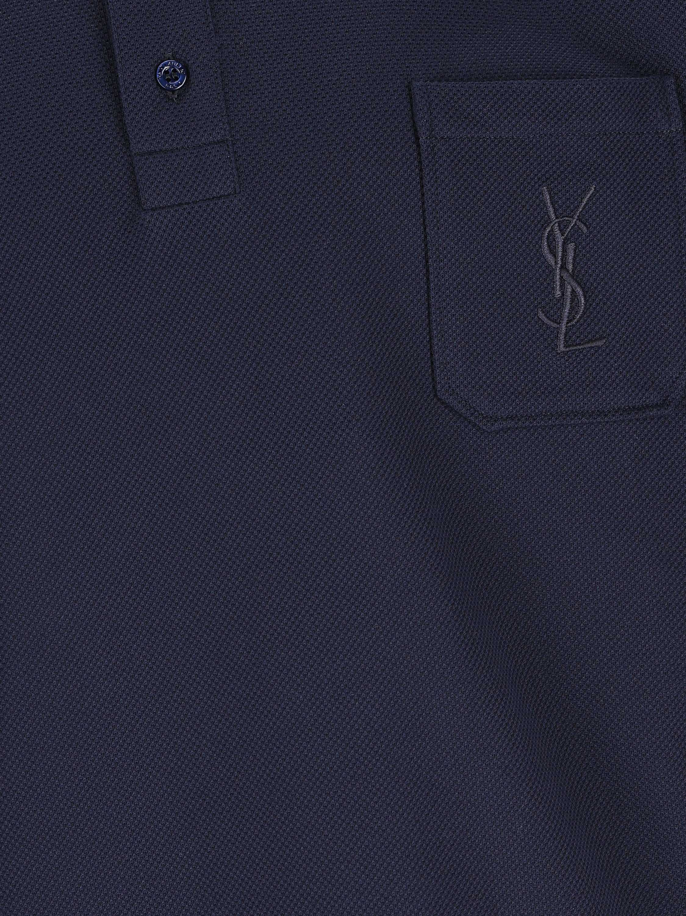 Polo realizzata in cotone. 862765 Y38FL4035 SAINT LAURENT 