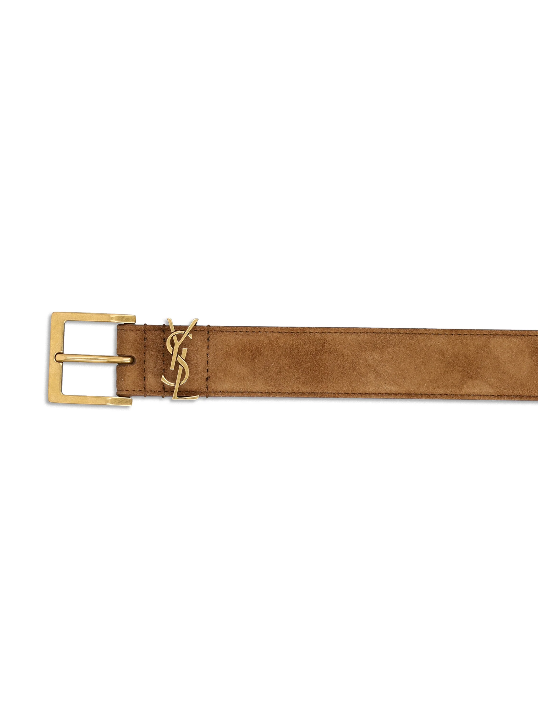 Cintura realizzata in suede 864585 AAG6E2916 SAINT LAURENT