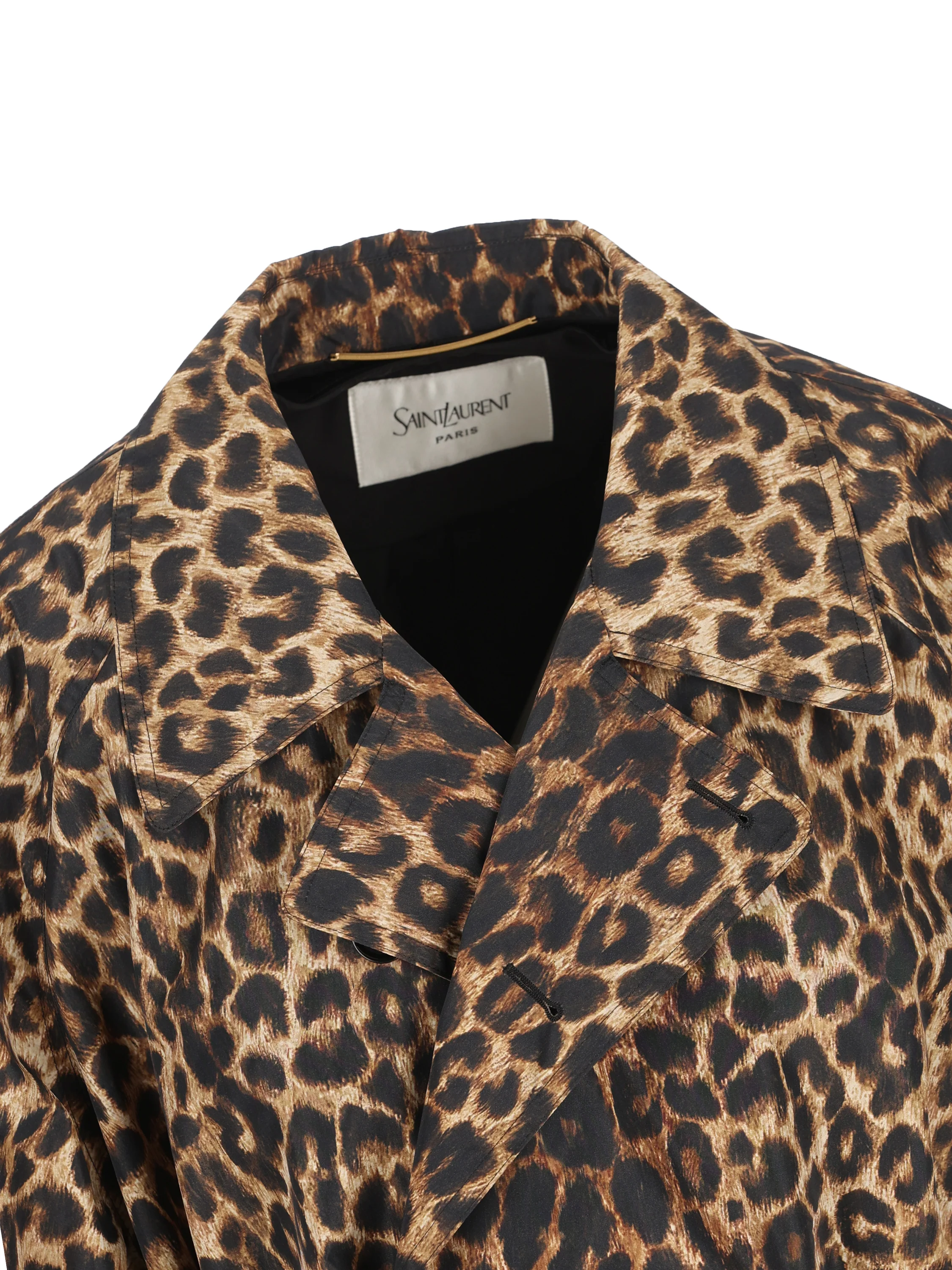 Trench doppiopetto in poliammide. 870715 Y9J029665 SAINT LAURENT 