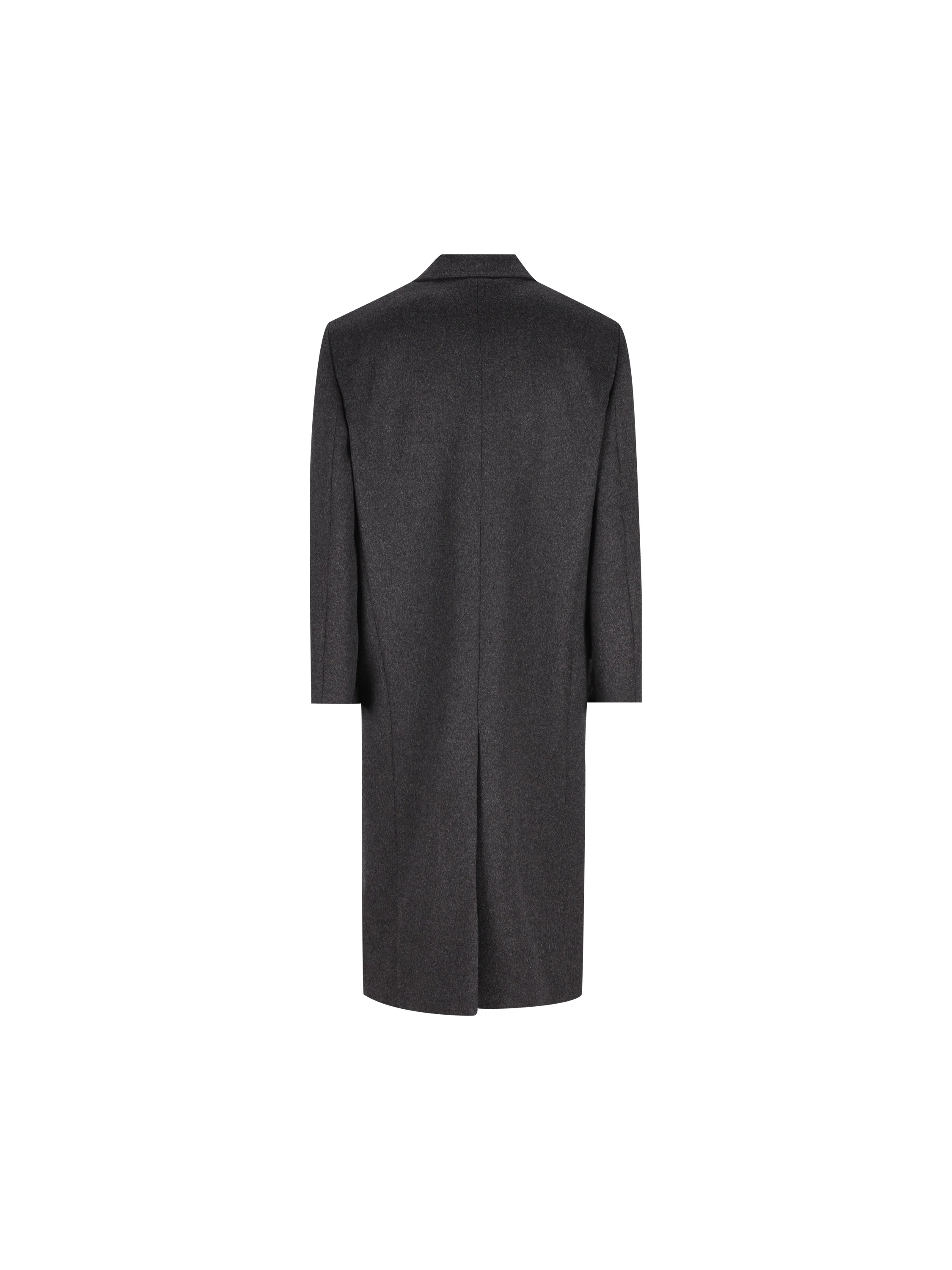 Cappotto Doppiopetto in Feltro di Lana Pettinata Double-Face 873406 Y1O111140 SAINT LAURENT