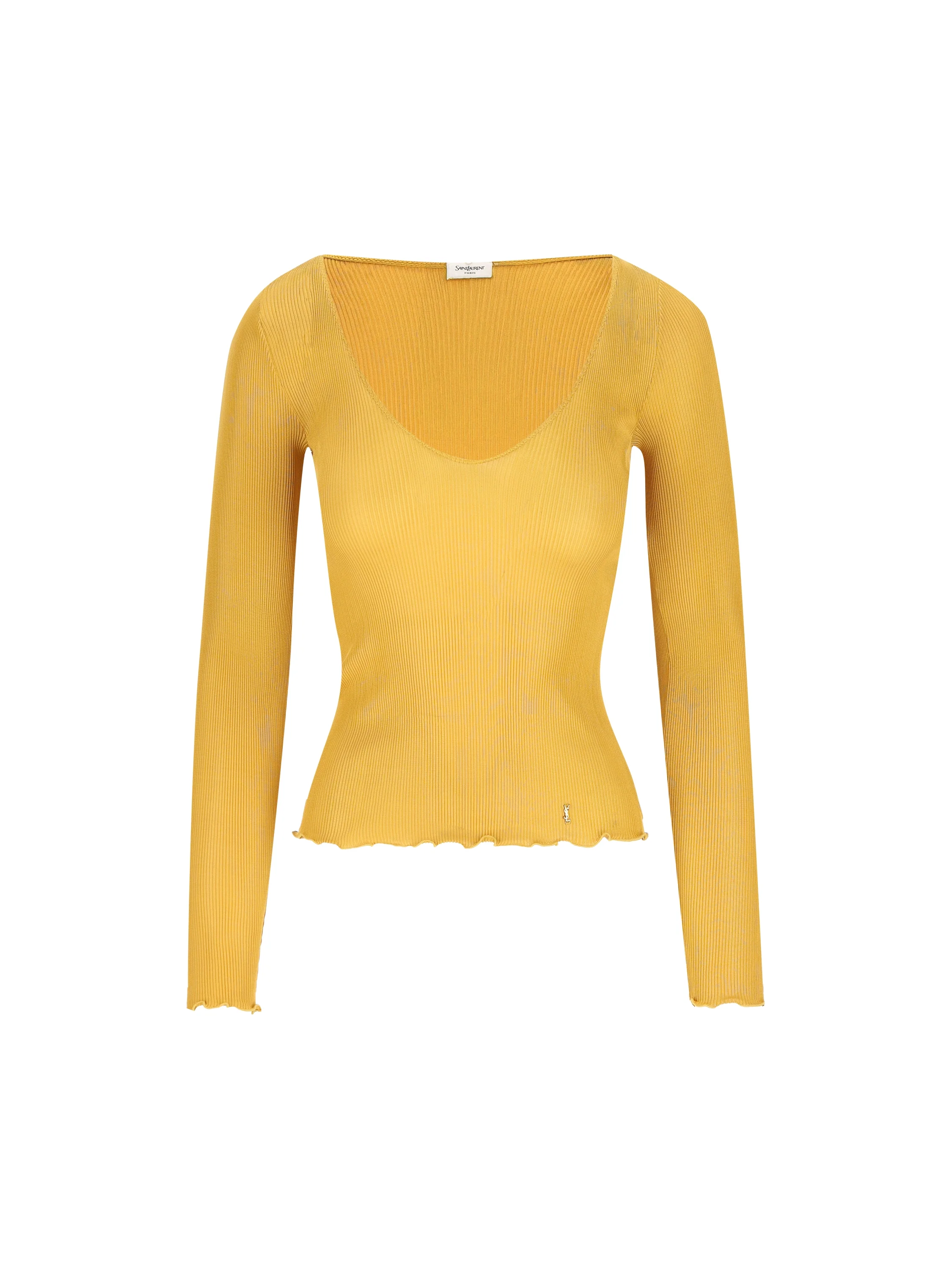 Maglia realizzata in seta. 876789 Y37SM7442 SAINT LAURENT 
