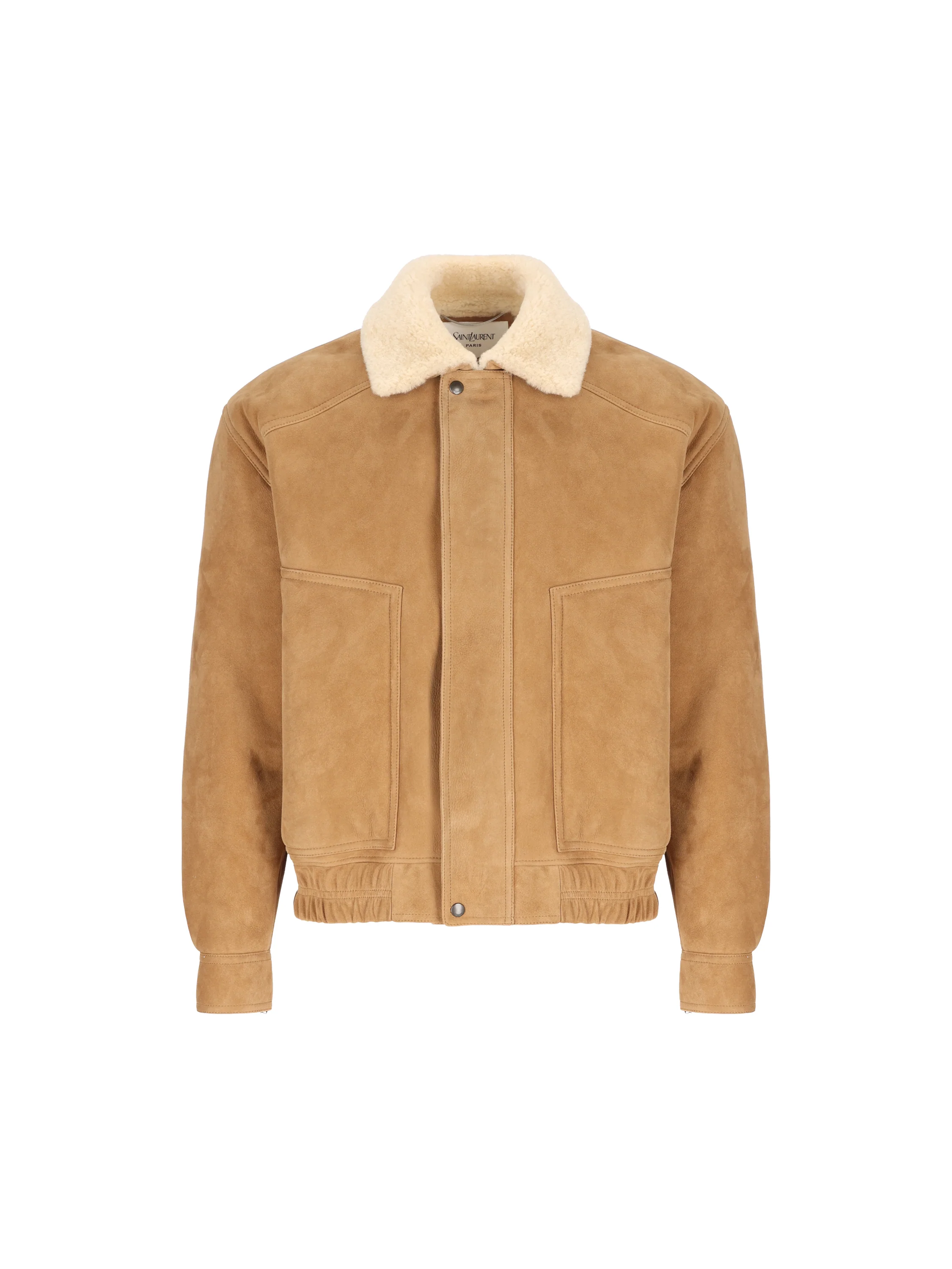 Giacca Uomo in Shearling Beige A0027F YC2TB2943 SAINT LAURENT 