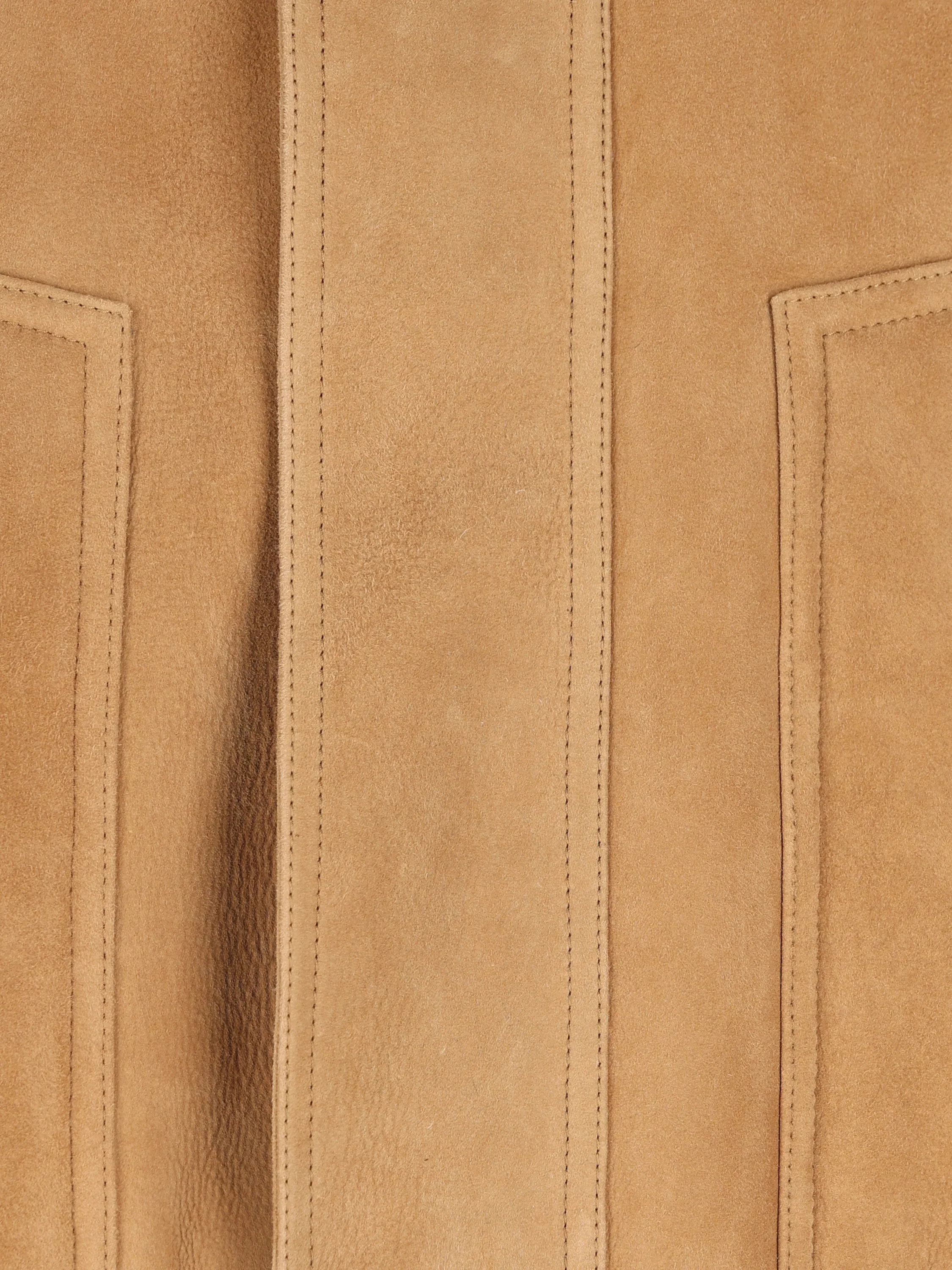 Giacca Uomo in Shearling Beige A0027F YC2TB2943 SAINT LAURENT 