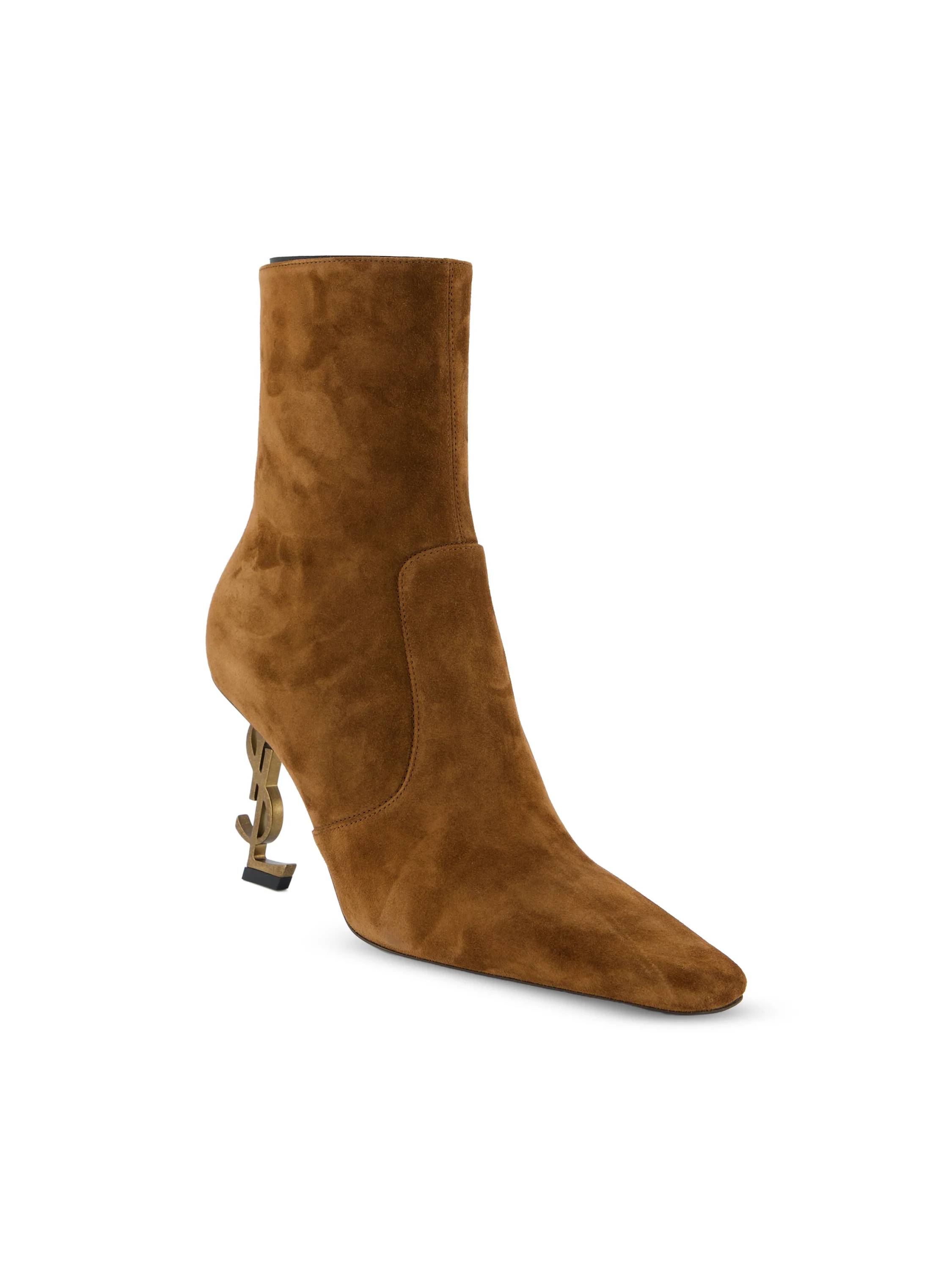Stivaletti realizzati in pelle di vitello scamosciata. A0027U 27DTT2319 SAINT LAURENT