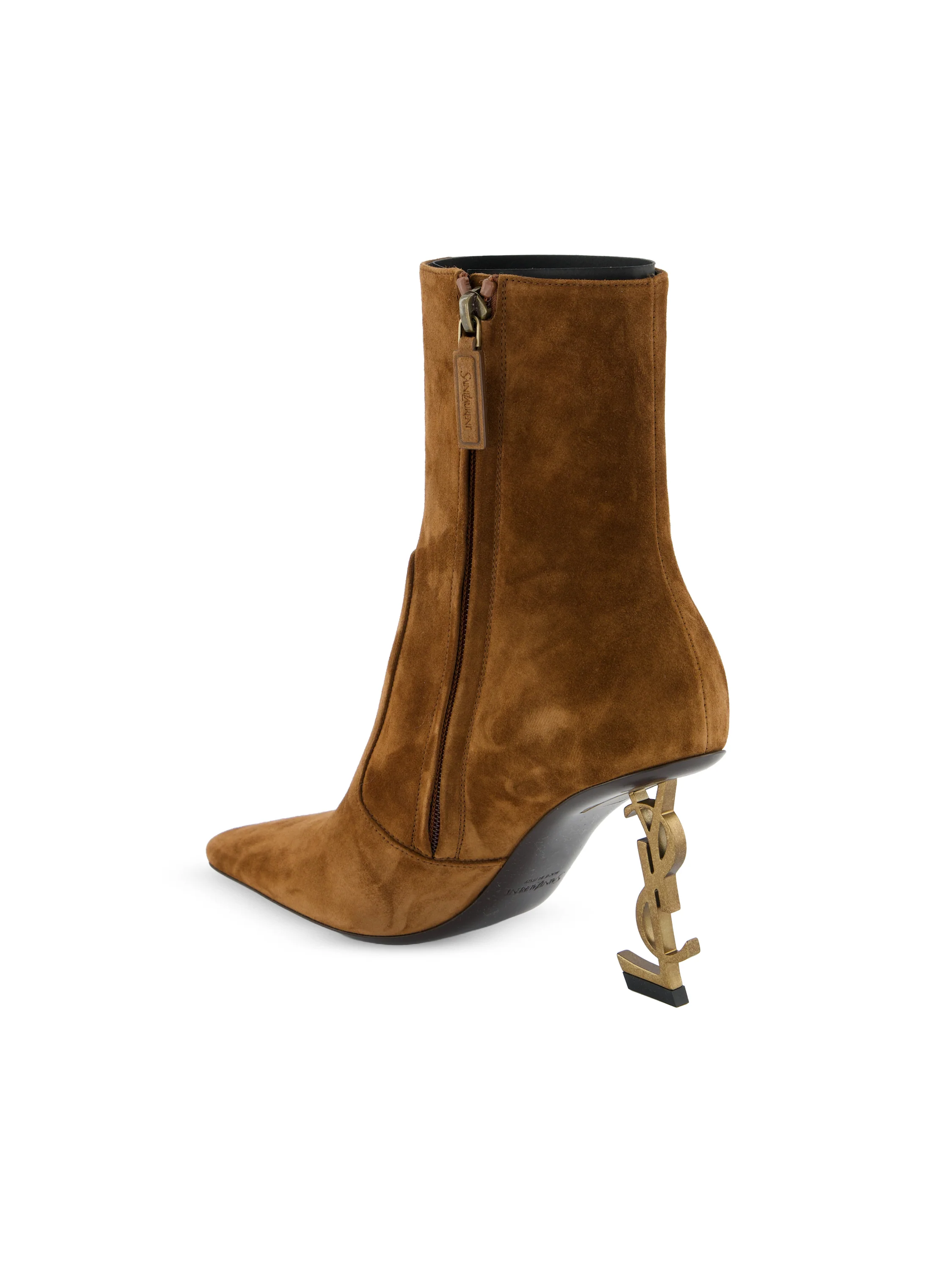 Stivaletti realizzati in pelle di vitello scamosciata. A0027U 27DTT2319 SAINT LAURENT 