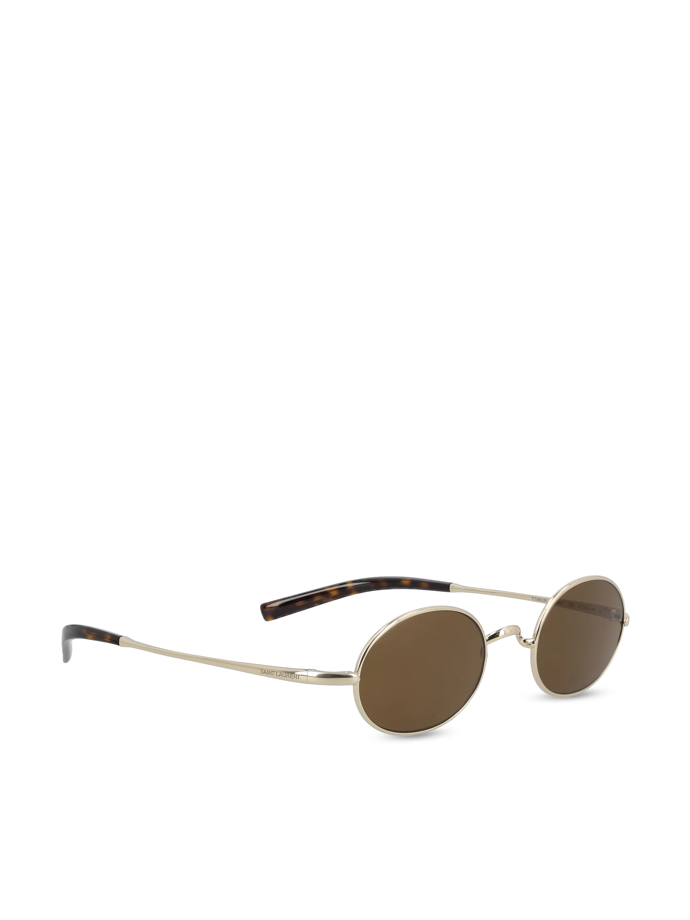 Occhiali da sole realizzati in titanio A003DP Y99178013 SAINT LAURENT