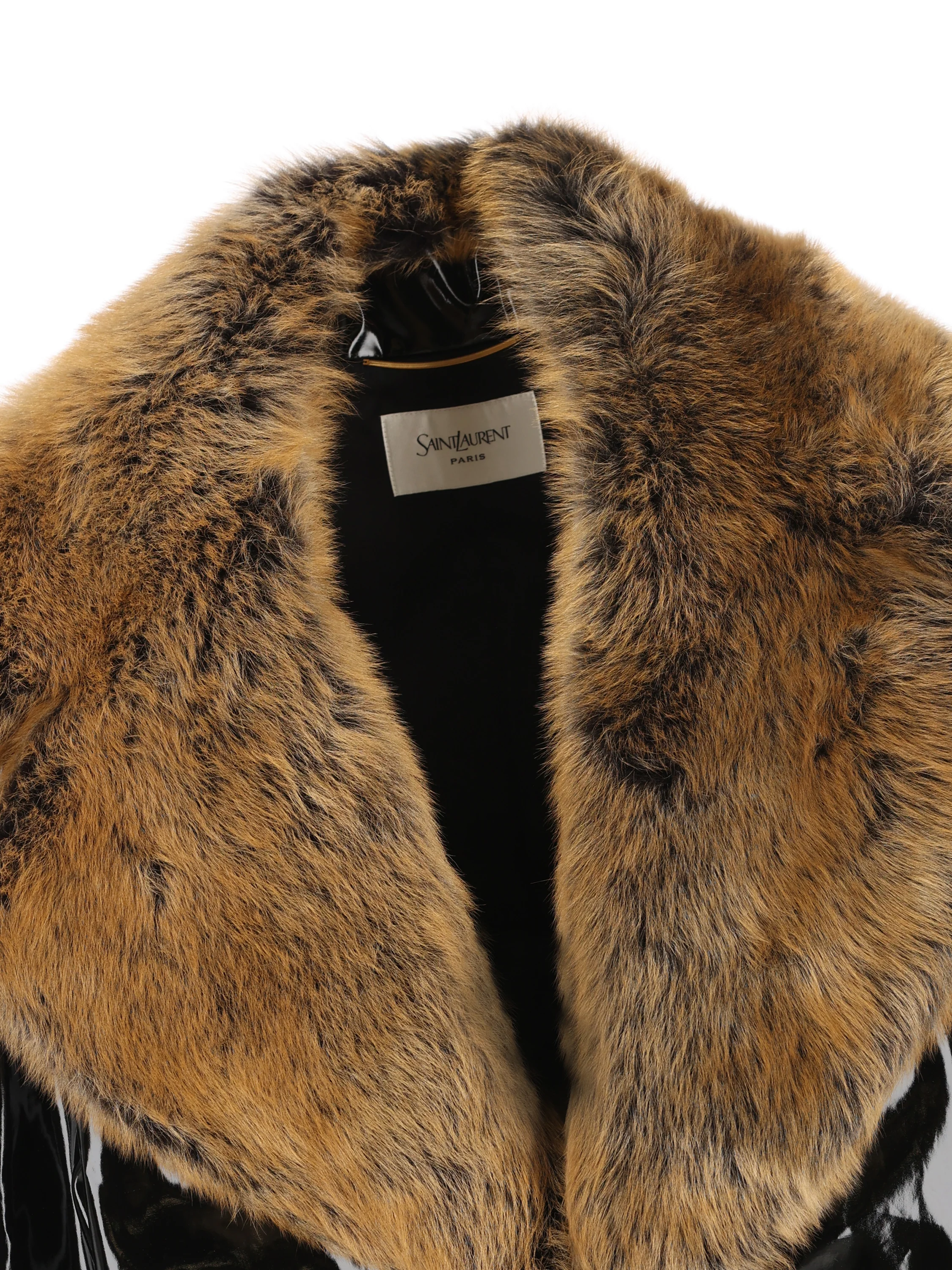 Cappotto realizzato in tela verniciata. A003IK Y4L591000 SAINT LAURENT
