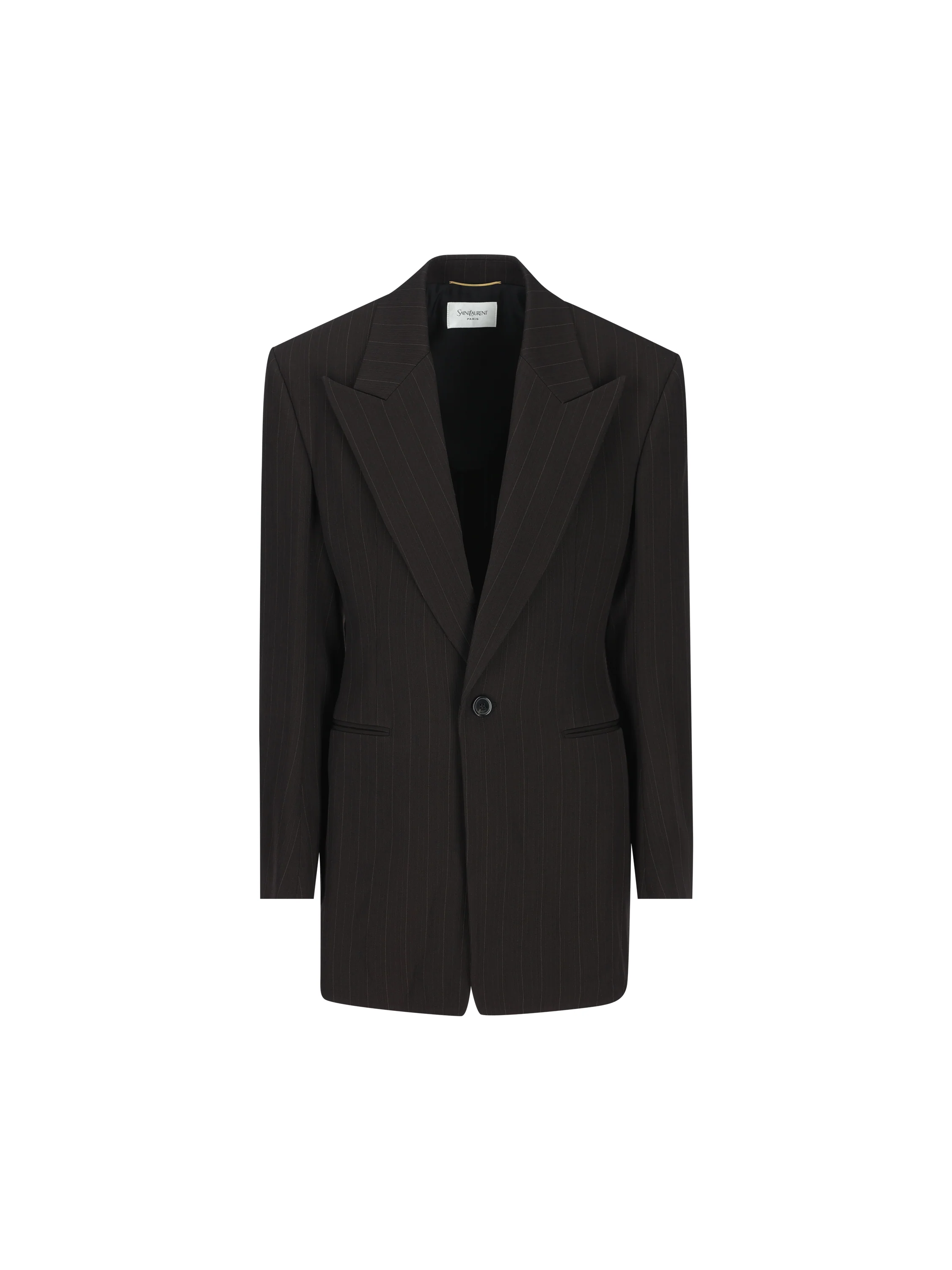 Giacca realizzata in lana vergine A008DL Y5L372084 SAINT LAURENT 