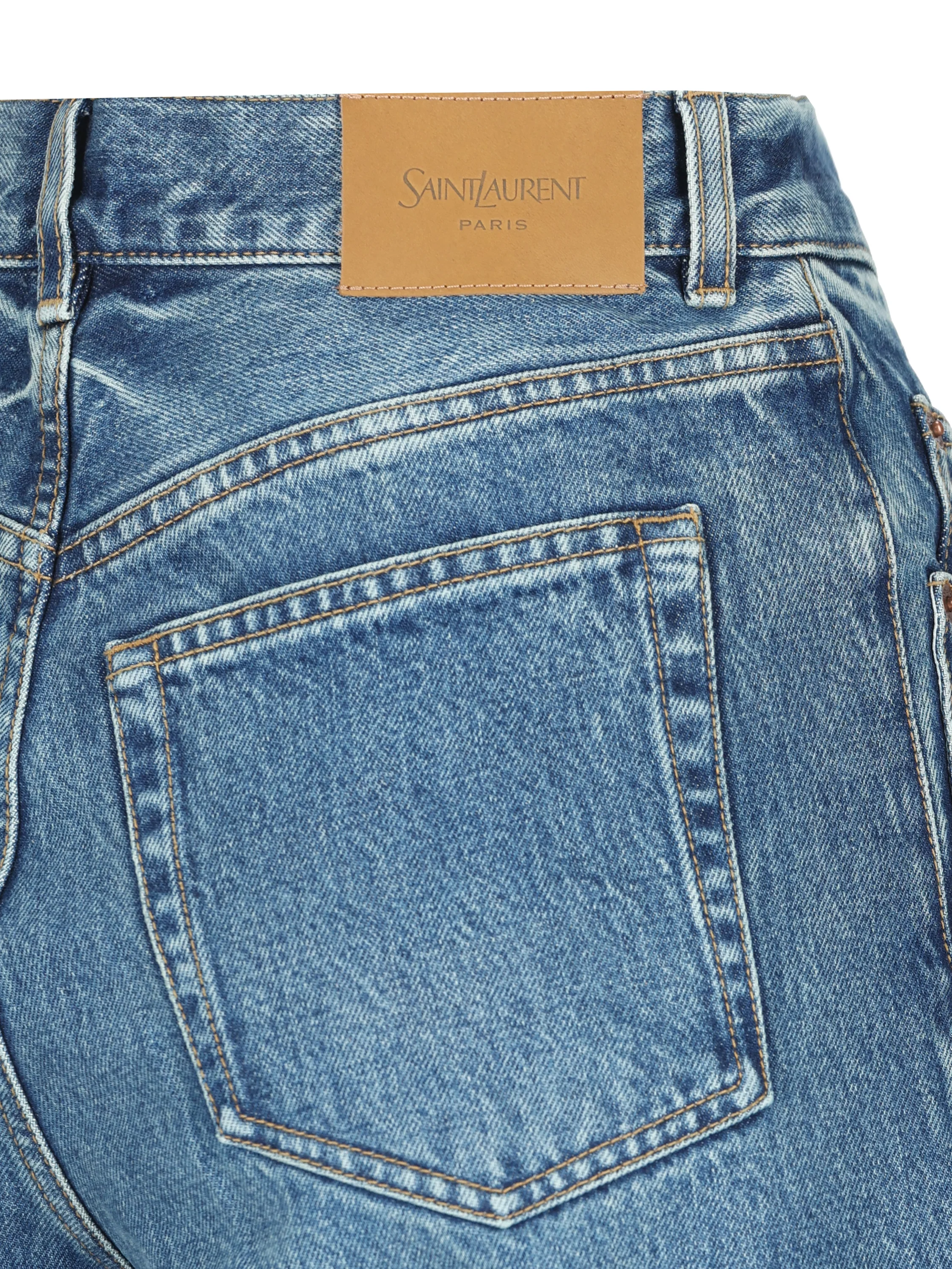 Jeans realizzati in cotone organico. A00AS7 Y35AR4947 SAINT LAURENT