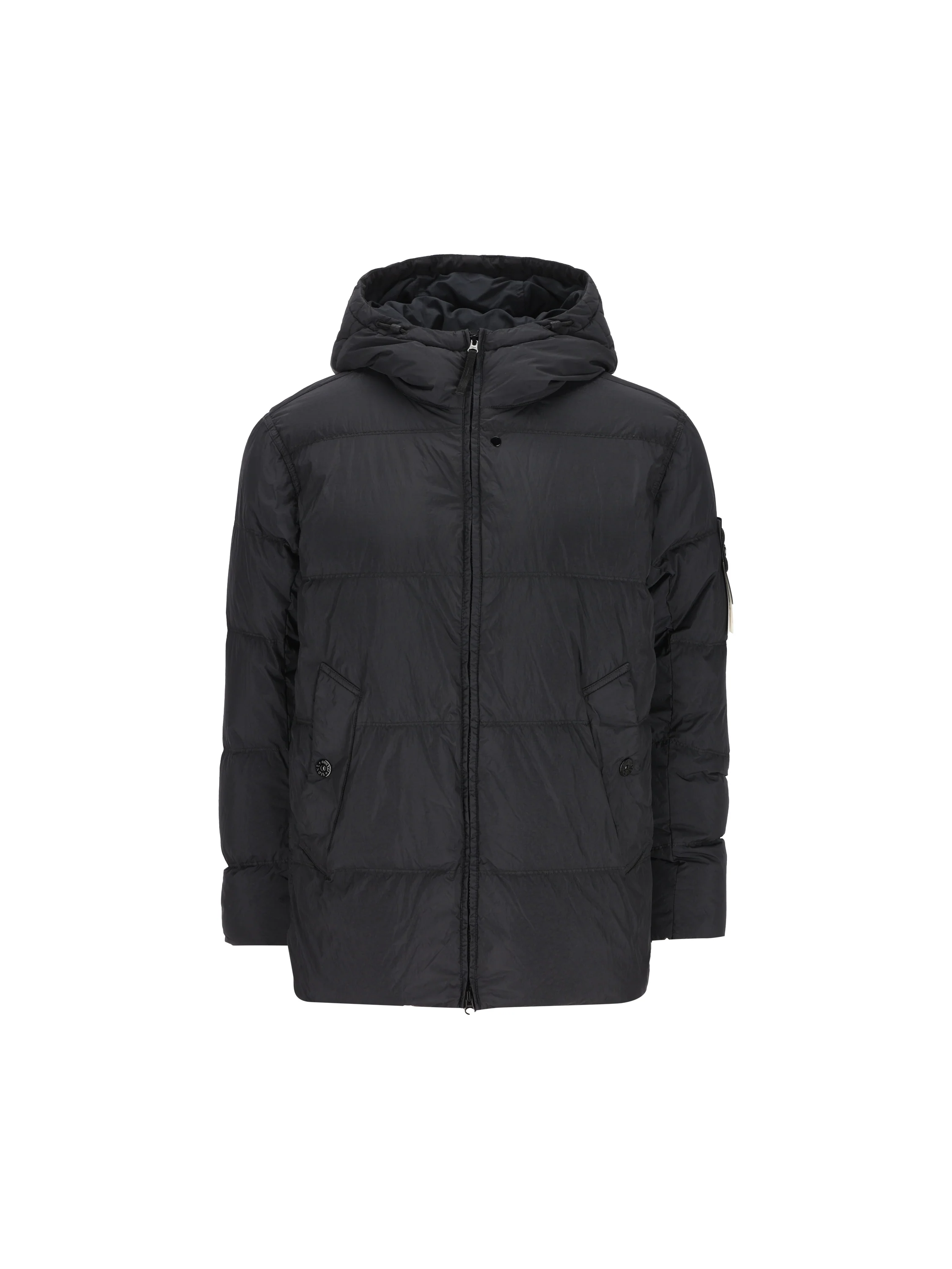 Piumino con cappuccio in nylon rep riciclato leggero 4100037 S0A23V0020 STONE ISLAND 