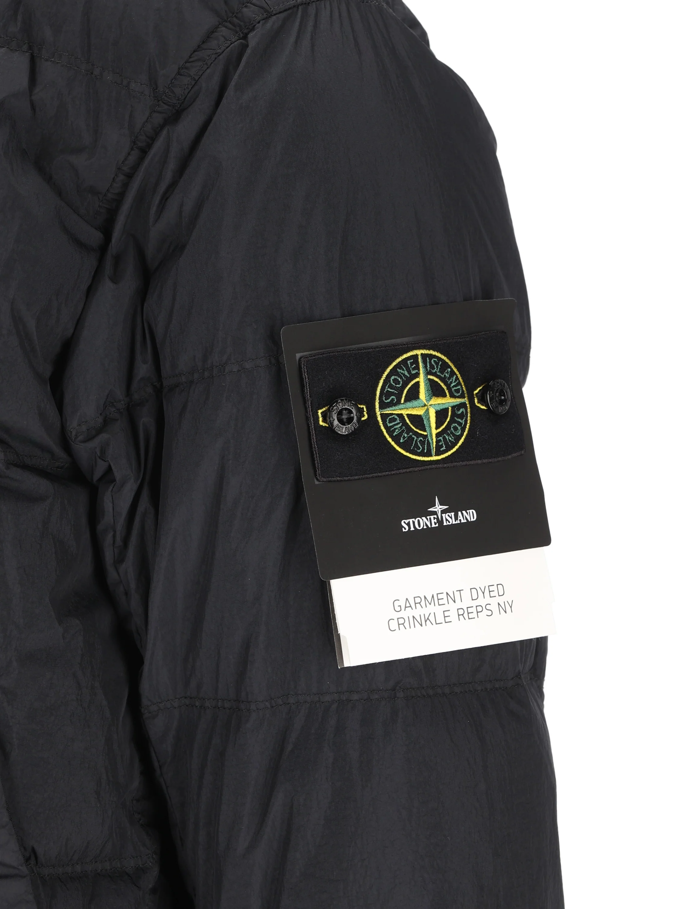 Piumino con cappuccio in nylon rep riciclato leggero 4100037 S0A23V0020 STONE ISLAND