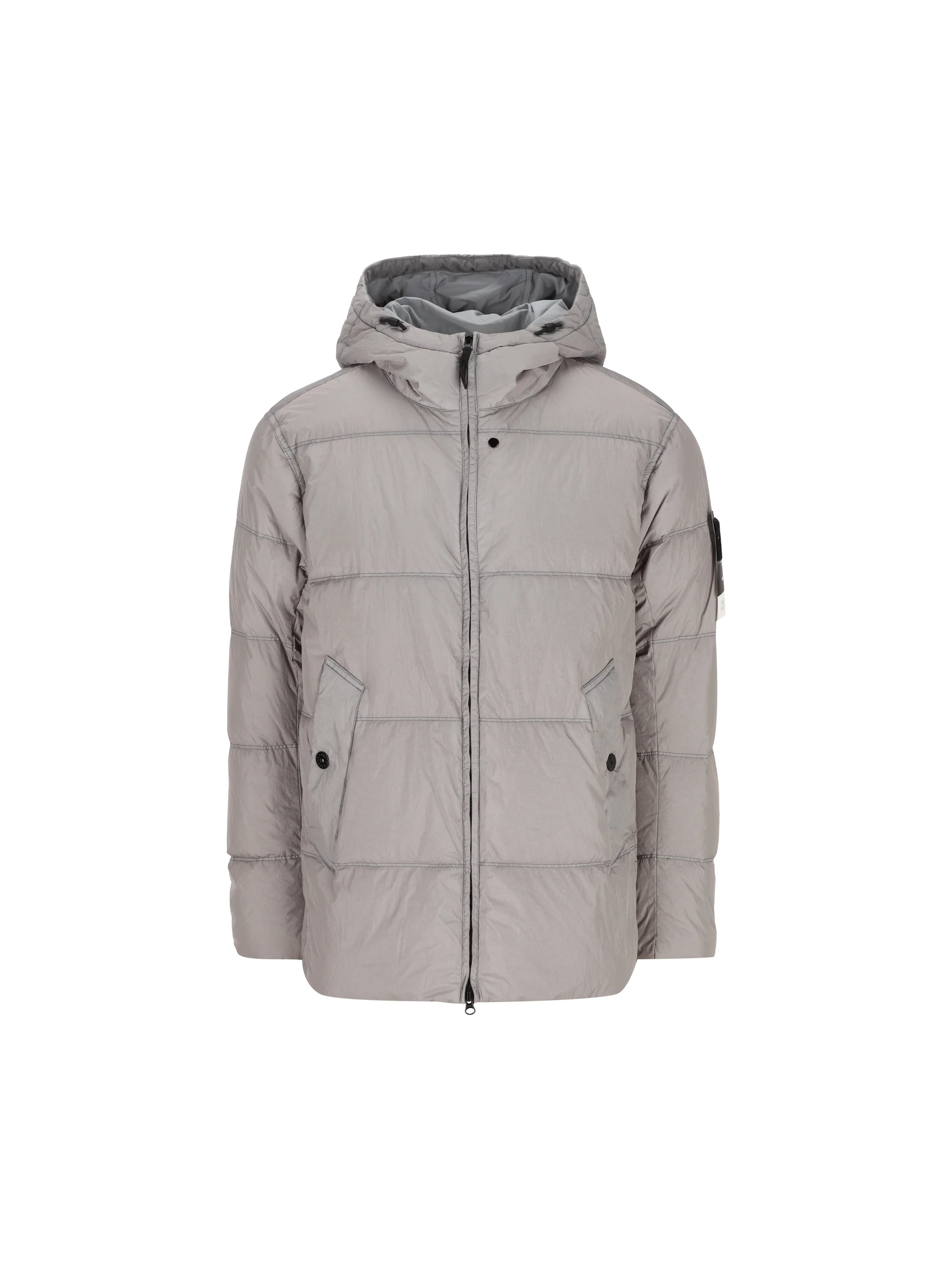 Piumino con cappuccio in nylon rep riciclato leggero 4100037 S0A23V0060 STONE ISLAND 