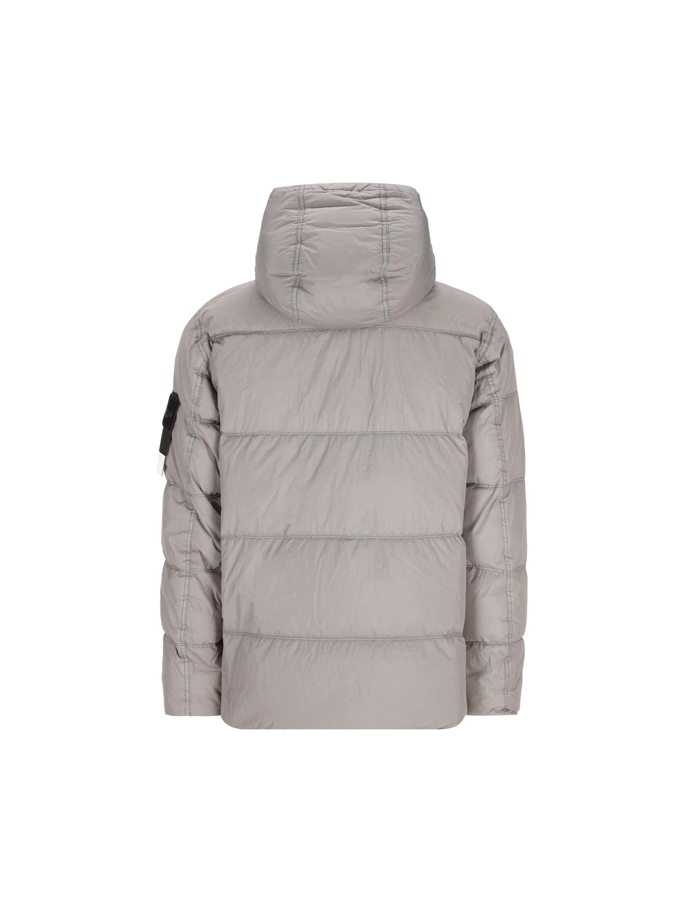 Piumino con cappuccio in nylon rep riciclato leggero 4100037 S0A23V0060 STONE ISLAND