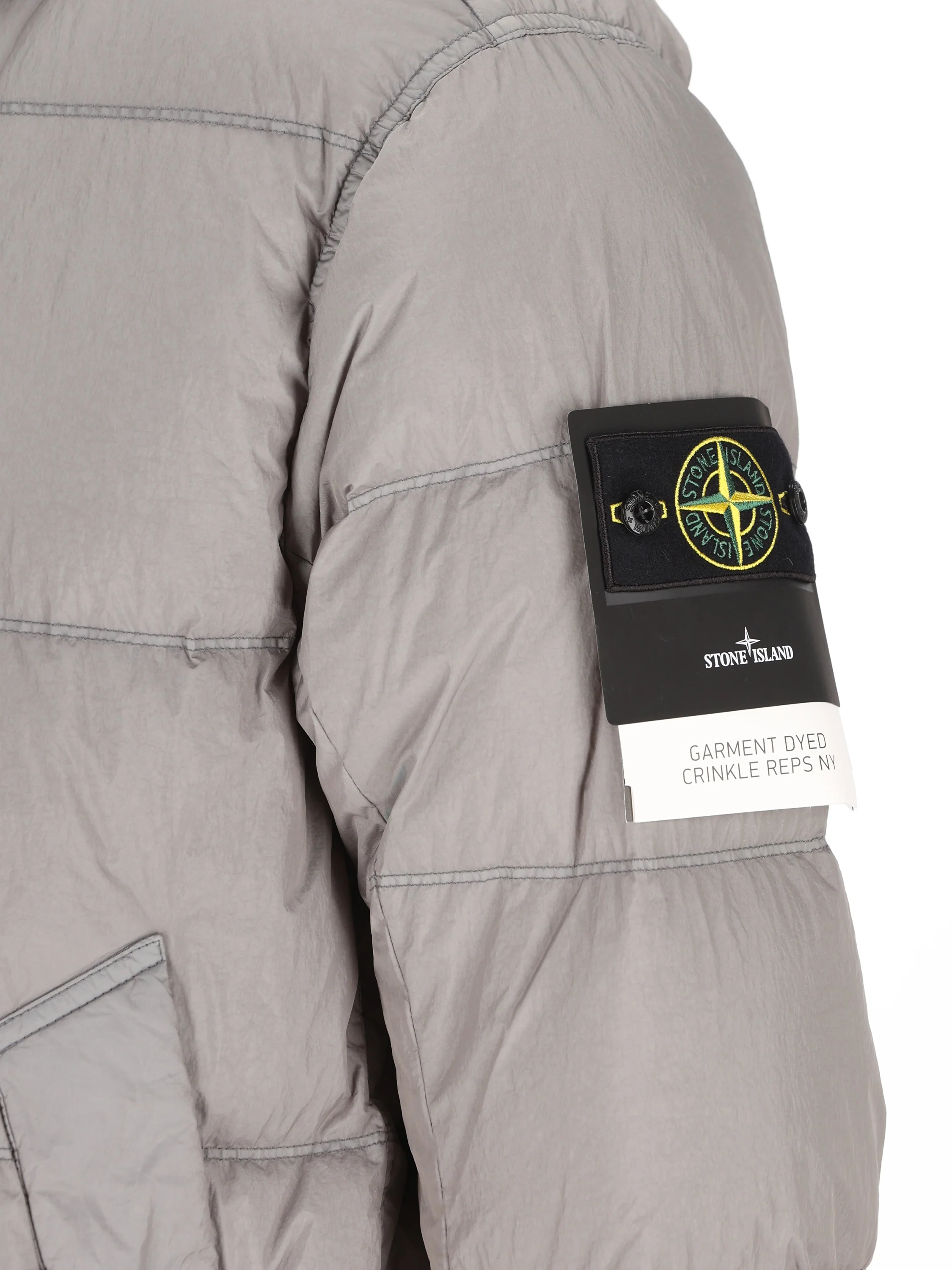 Piumino con cappuccio in nylon rep riciclato leggero 4100037 S0A23V0060 STONE ISLAND 