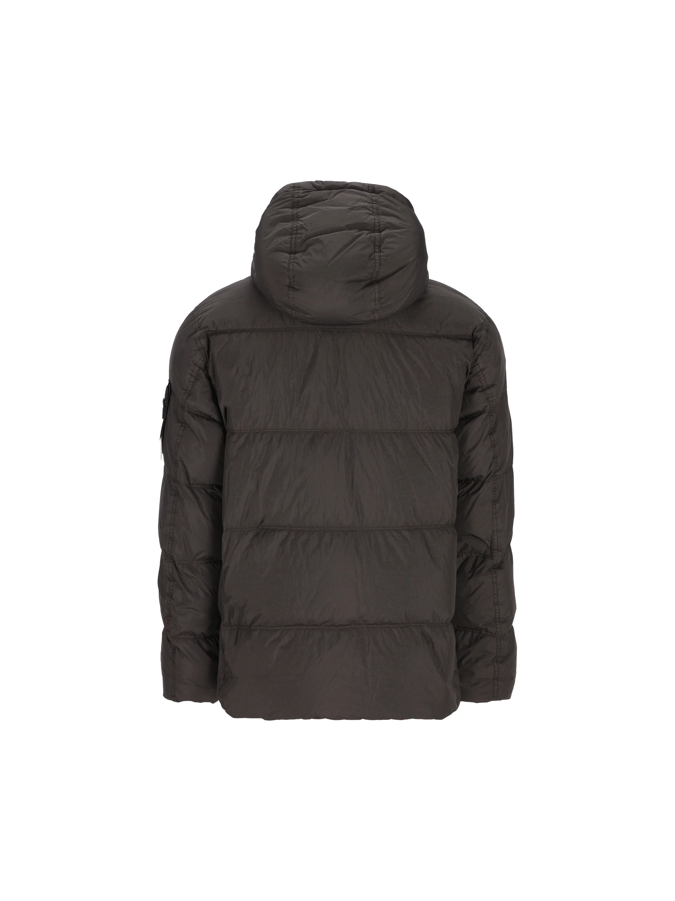 Piumino con cappuccio in nylon rep riciclato leggero 4100037 S0A23V0062 STONE ISLAND