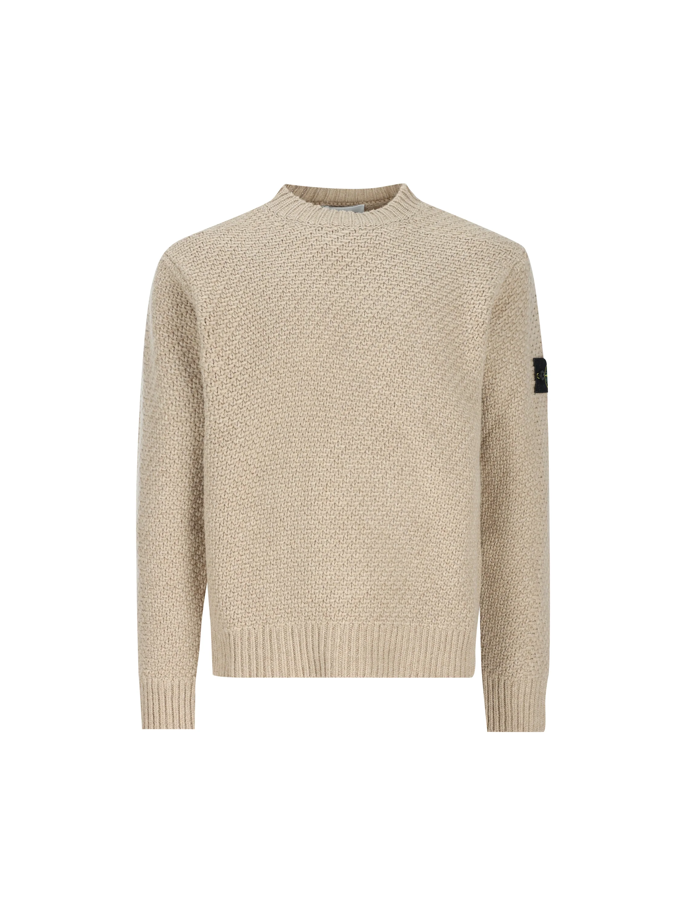 Maglione girocollo in lana d'agnello 5100055 S02A3V0M94 STONE ISLAND 