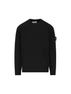 Maglione girocollo in lana d'agnello con dettagli a punto rovescio 5100072 S00A3V0029 STONE ISLAND 