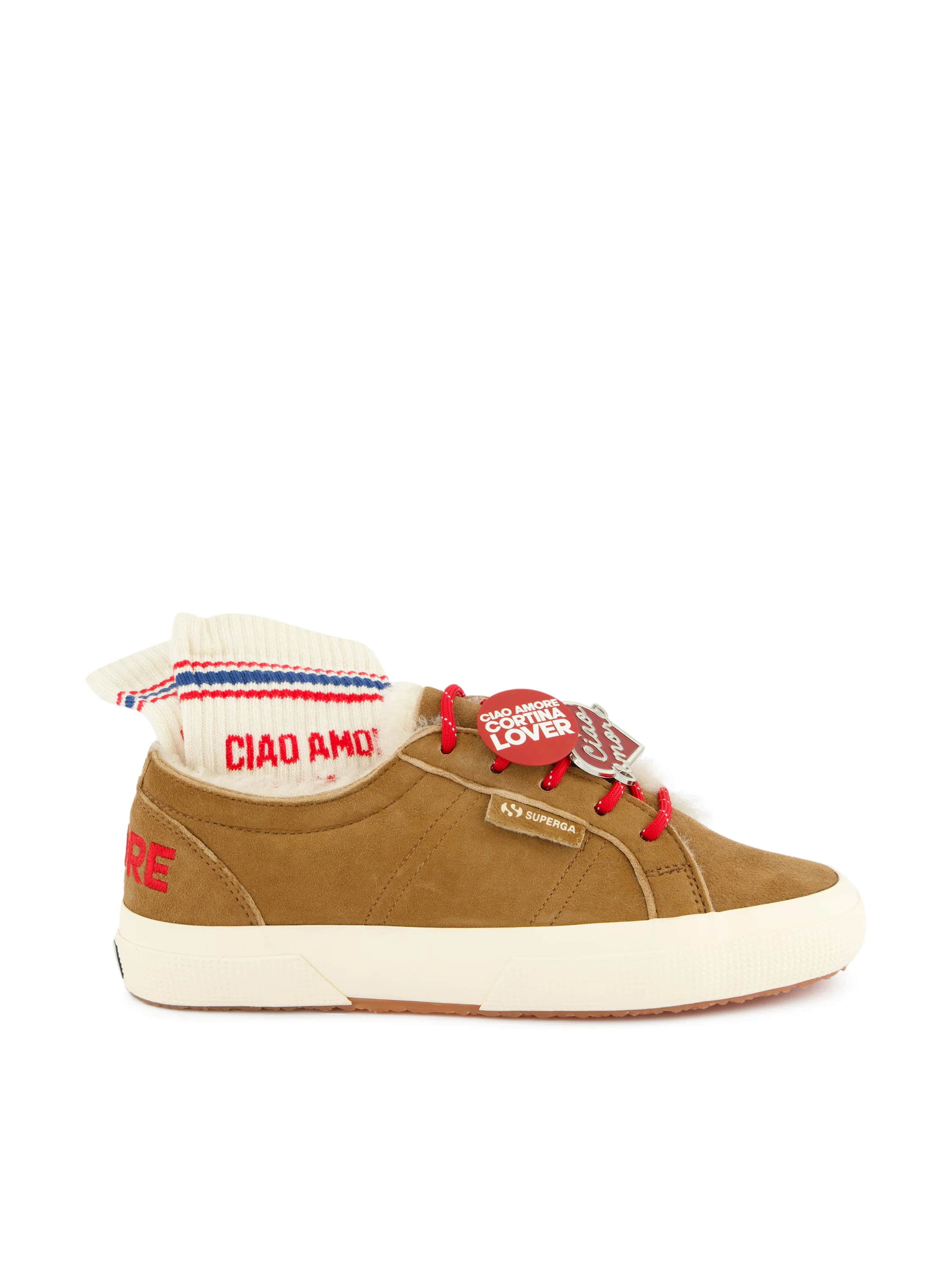 Sneakers realizzate in pelle. FKF26SU0101 17 SUPERGA - CORTINA LOVERS 