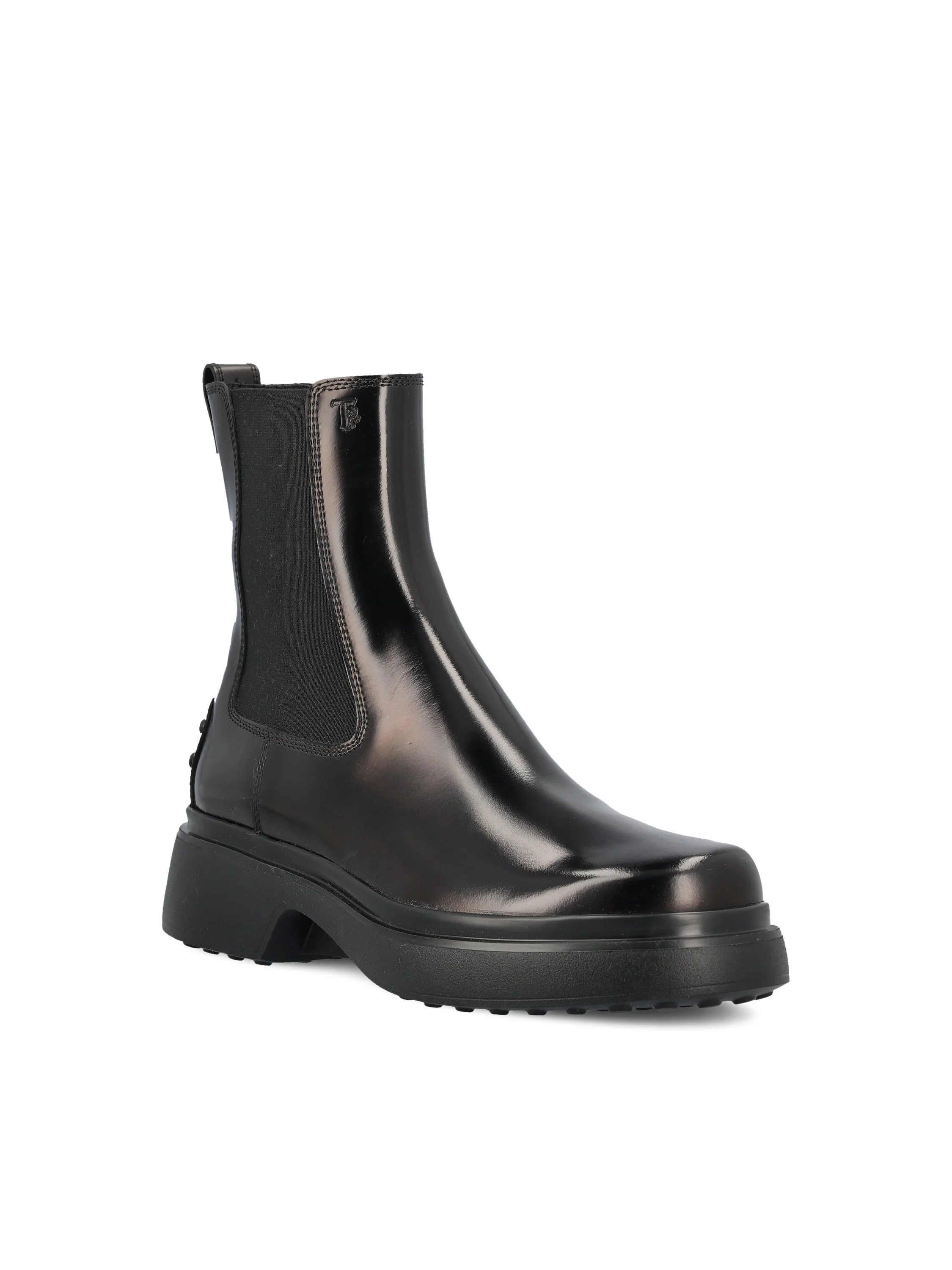 Stivali in pelle liscia. XXW74L0JK20AKT B999 TOD'S
