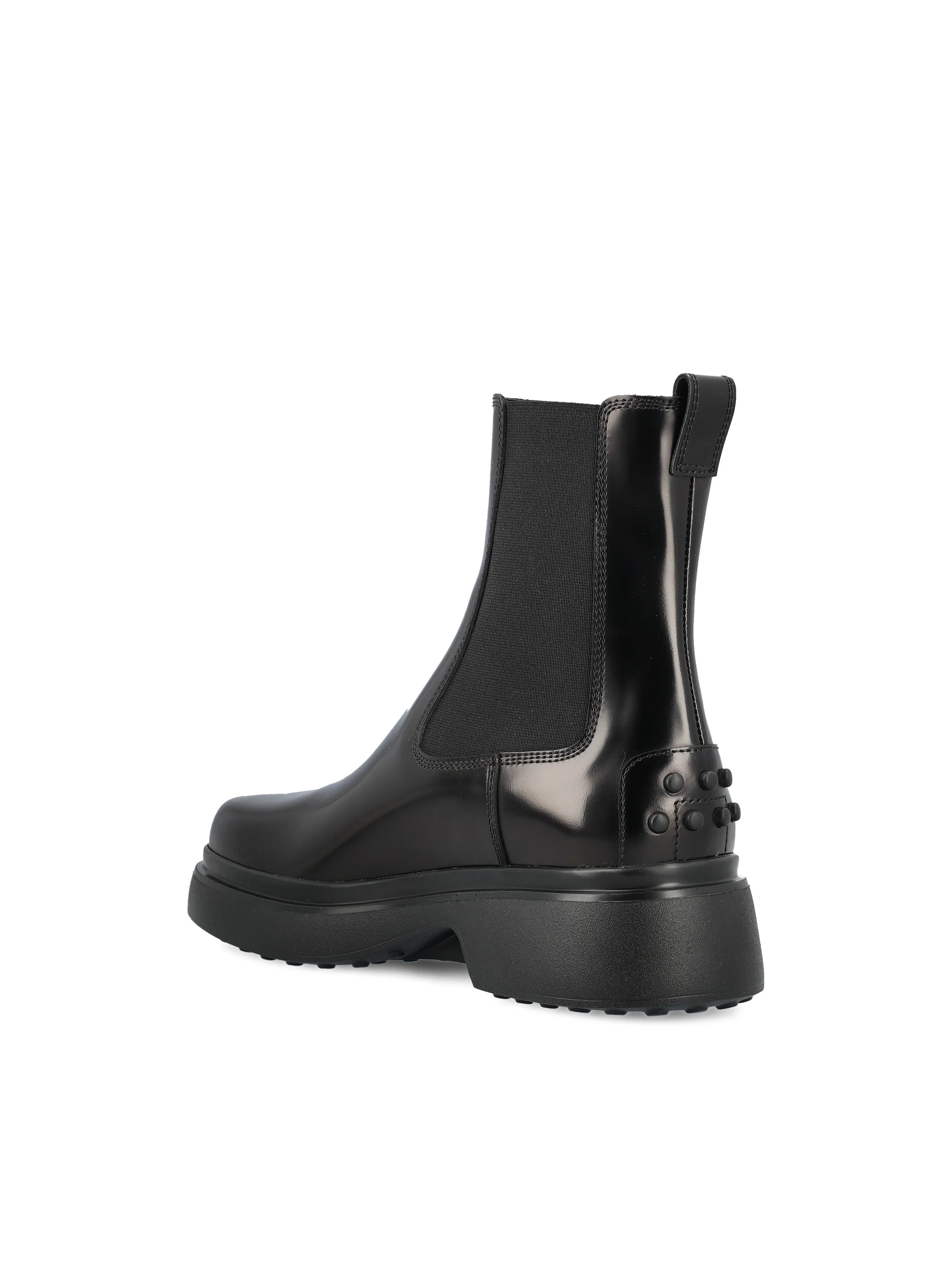 Stivali in pelle liscia. XXW74L0JK20AKT B999 TOD'S 