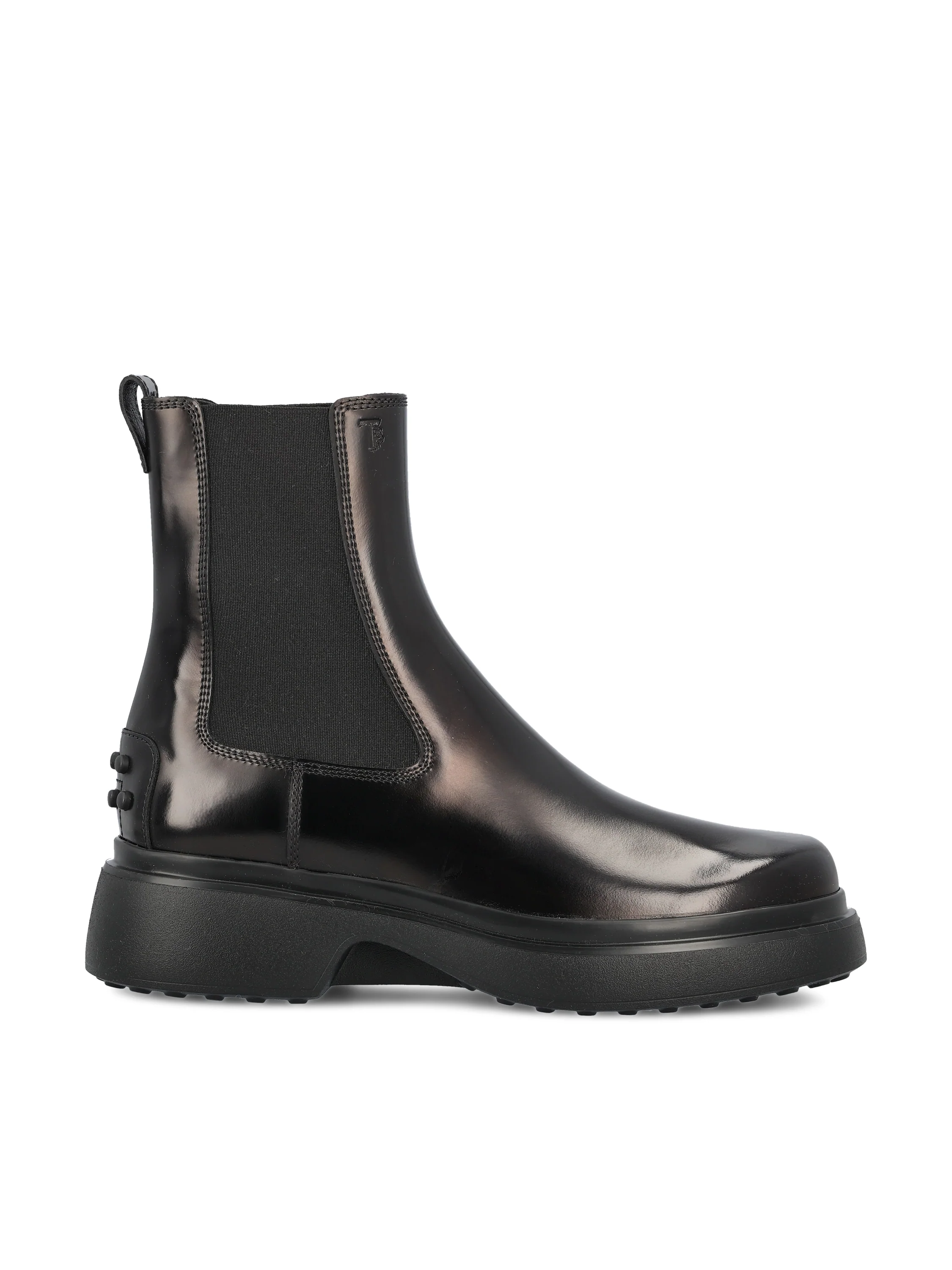 Stivali in pelle liscia. XXW74L0JK20AKT B999 TOD'S 