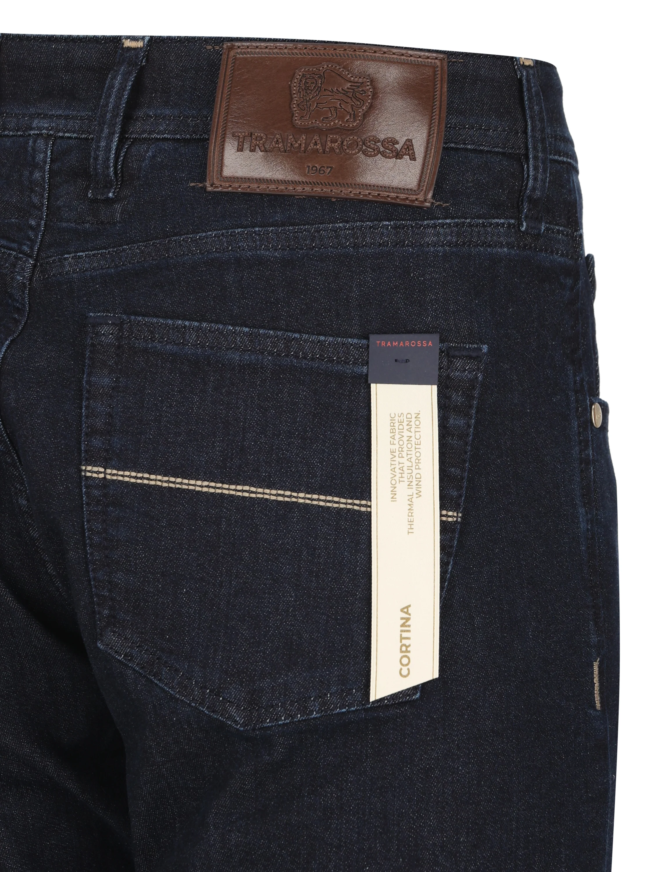 Pantaloni realizzati in cotone. MICHELANGELO DBSCPTOBACCO TRAMAROSSA 