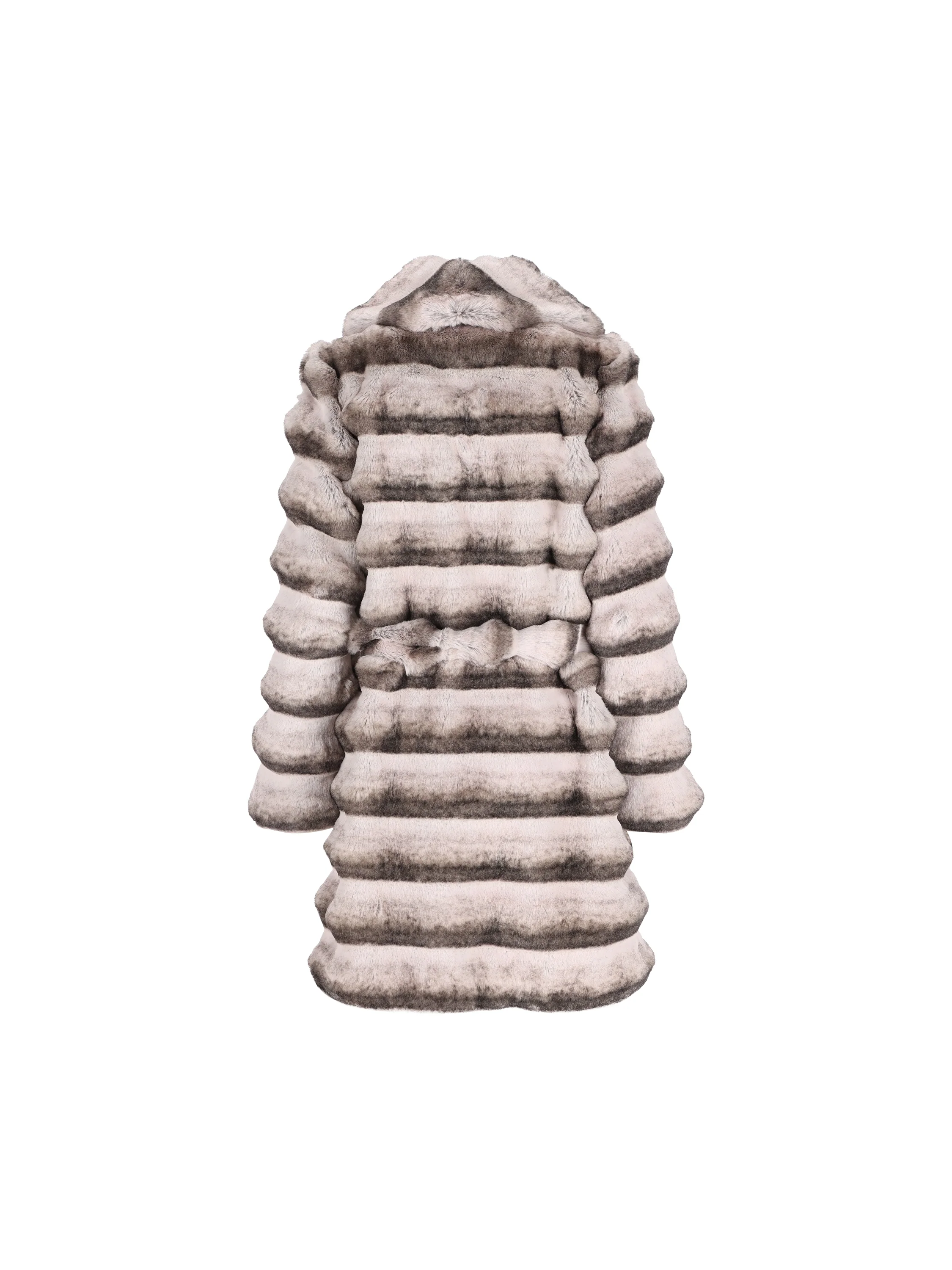Cappotto in Eco Pelliccia Sfumato EF215/FCN 016 UNCOMMON