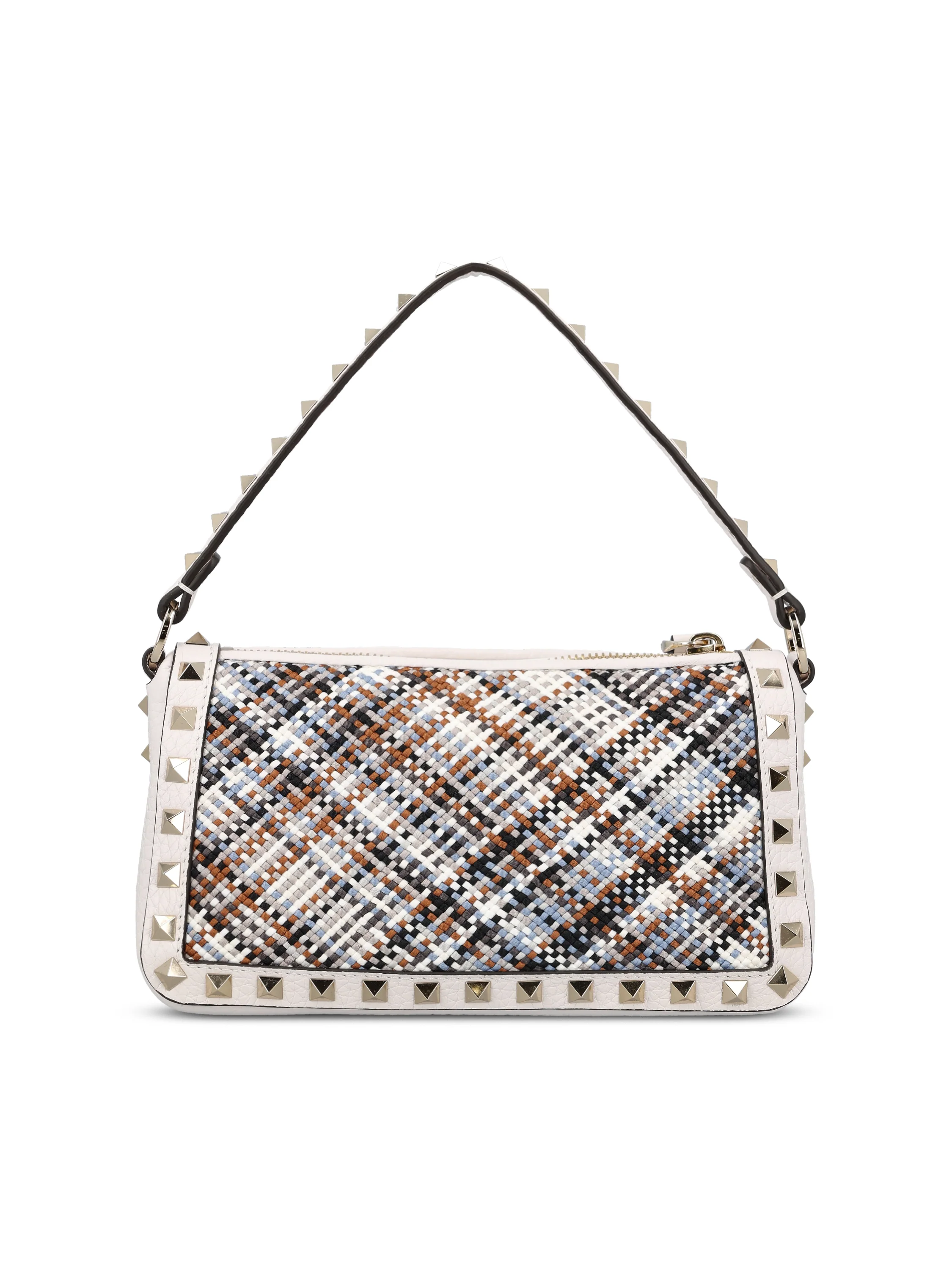 Borsa realizzata in pelle e tessuto. 8W0B0T05EFW 6Q7 VALENTINO GARAVANI 