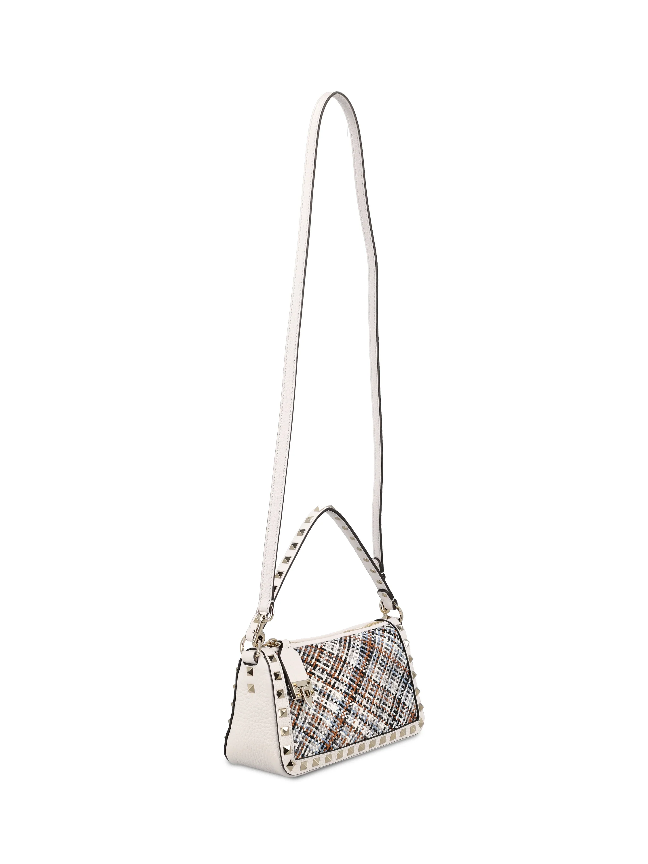 Borsa realizzata in pelle e tessuto. 8W0B0T05EFW 6Q7 VALENTINO GARAVANI 
