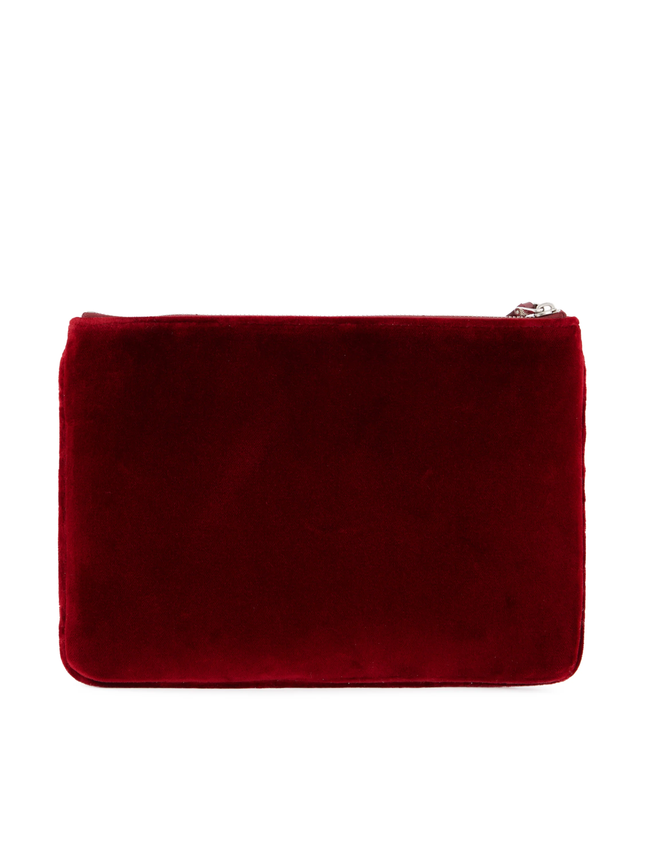 Pouch realizzata in velluto. 8W2P0AK4TTS DBL VALENTINO GARAVANI