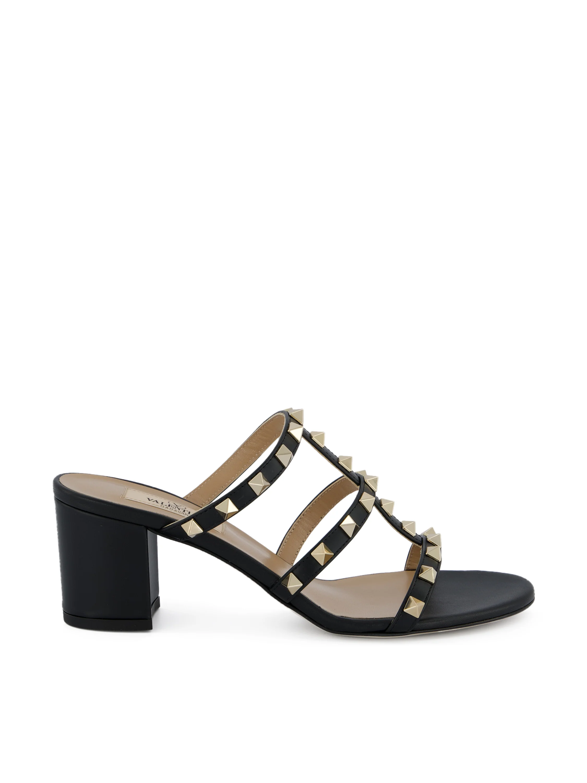 Sandalo Valentino Garavani Rockstud in vitello. 8W2S0C47VOD 0NO VALENTINO GARAVANI 