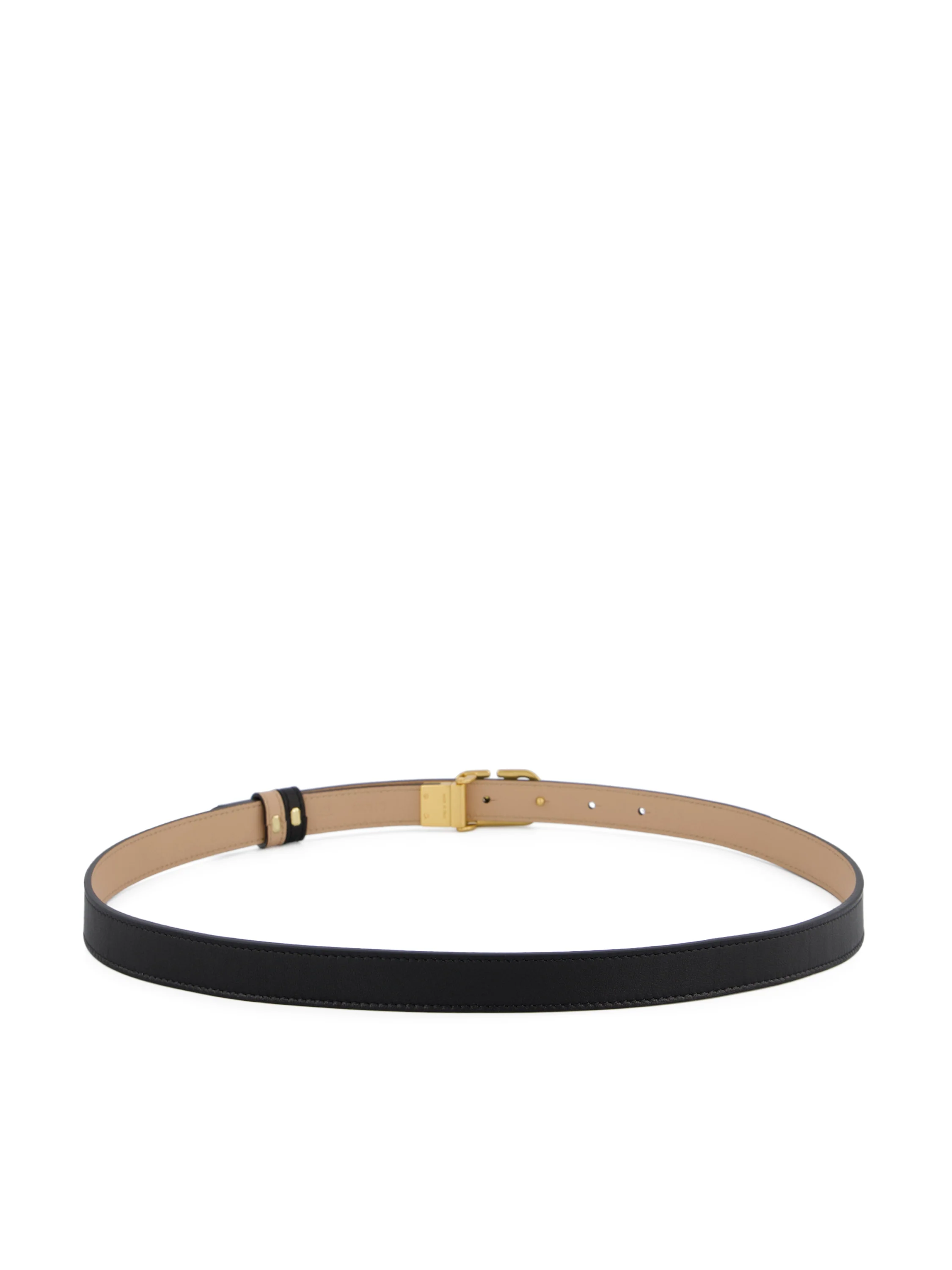 Cintura reversibile VLogo Signature Valentino Garavani in Vitello lucido 8W2T0SU8IYR DVW VALENTINO GARAVANI 