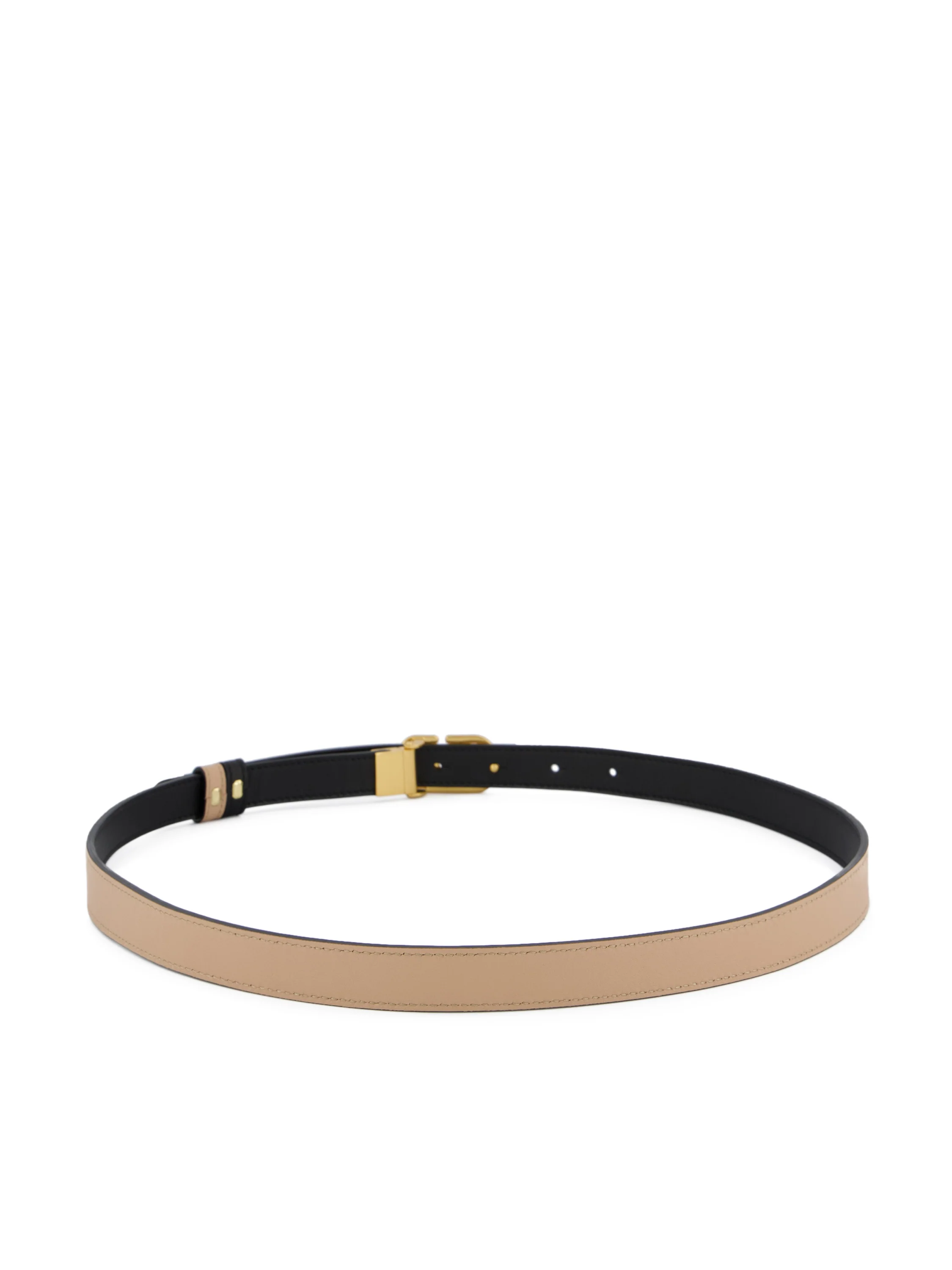 Cintura reversibile VLogo Signature Valentino Garavani in Vitello lucido 8W2T0SU8IYR DVW VALENTINO GARAVANI