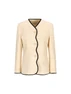 Giacca in silk linen canvas. 9B3CE5X5A9F 4KQ VALENTINO GARAVANI 