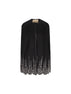 Valentino Garavani Cappa Ricamata in Compact Drap 9B3CG4YA6JA NUD VALENTINO GARAVANI 