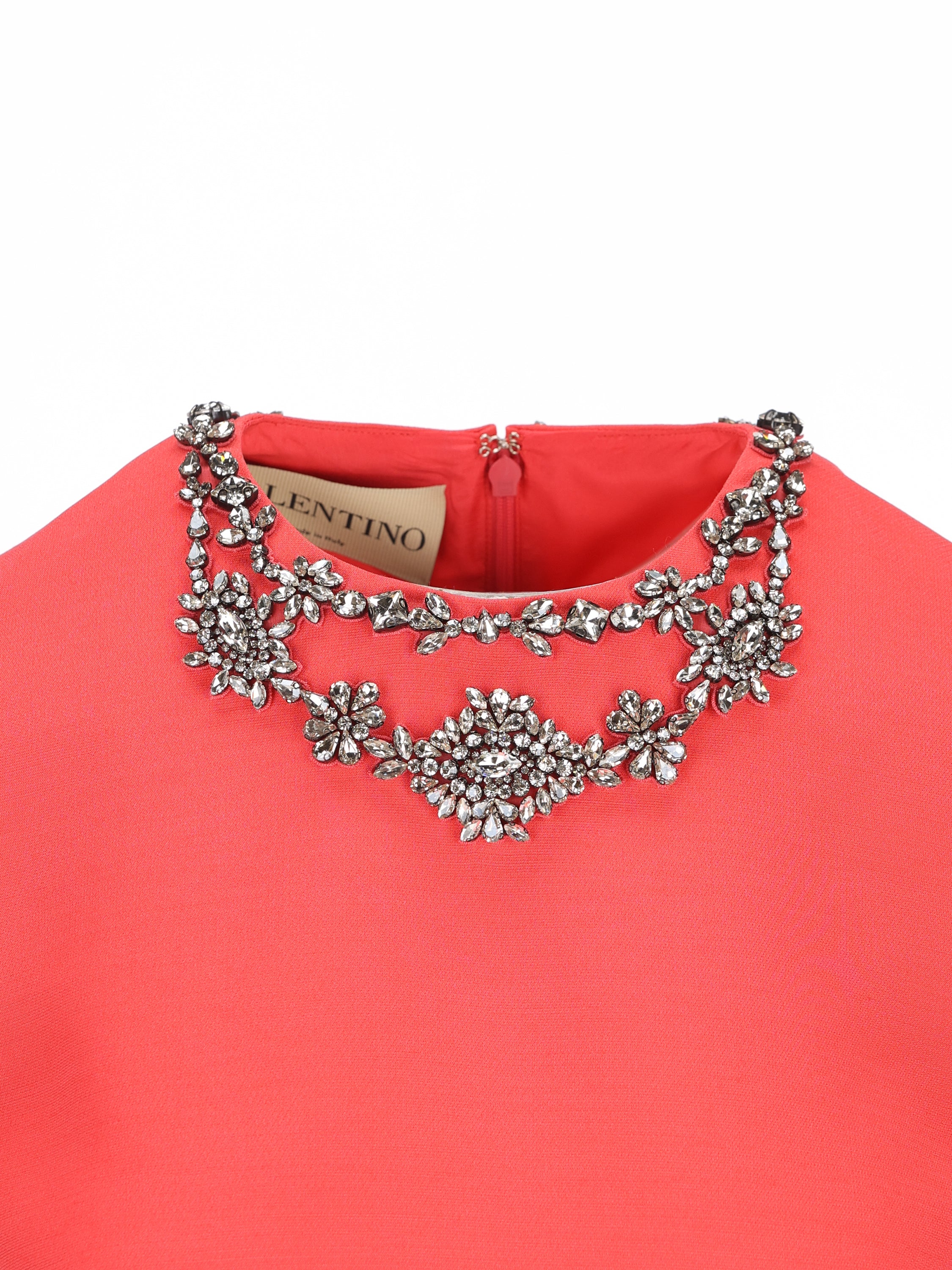 Abito corto in crepe couture. 9B3VAKK51CF 4KS VALENTINO GARAVANI 