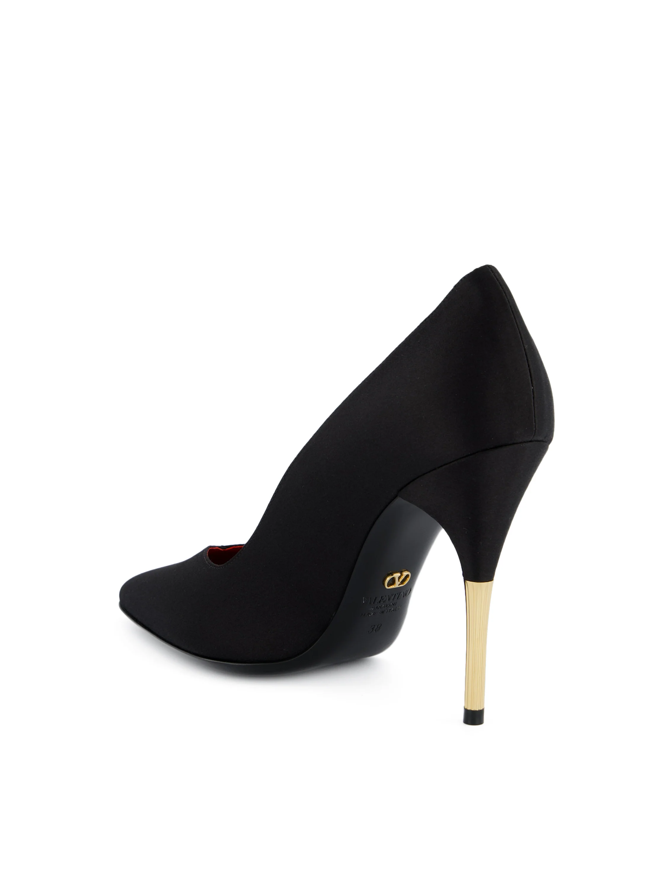 Pumps realizzate in raso. 9W0S0QL1KVW 0NO VALENTINO GARAVANI 