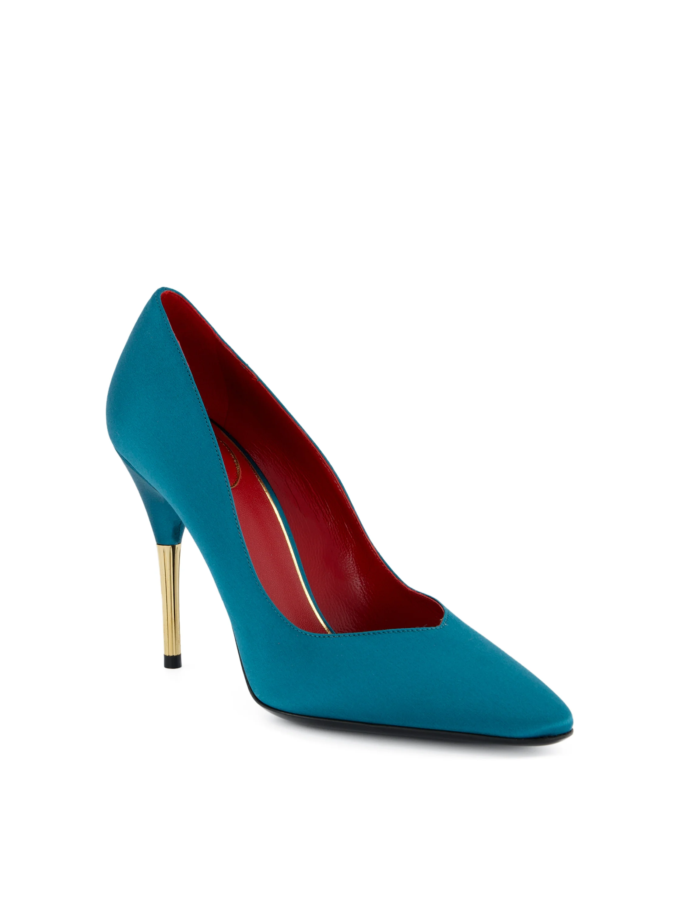 Pumps realizzate in raso. 9W0S0QL1KVW HE8 VALENTINO GARAVANI 
