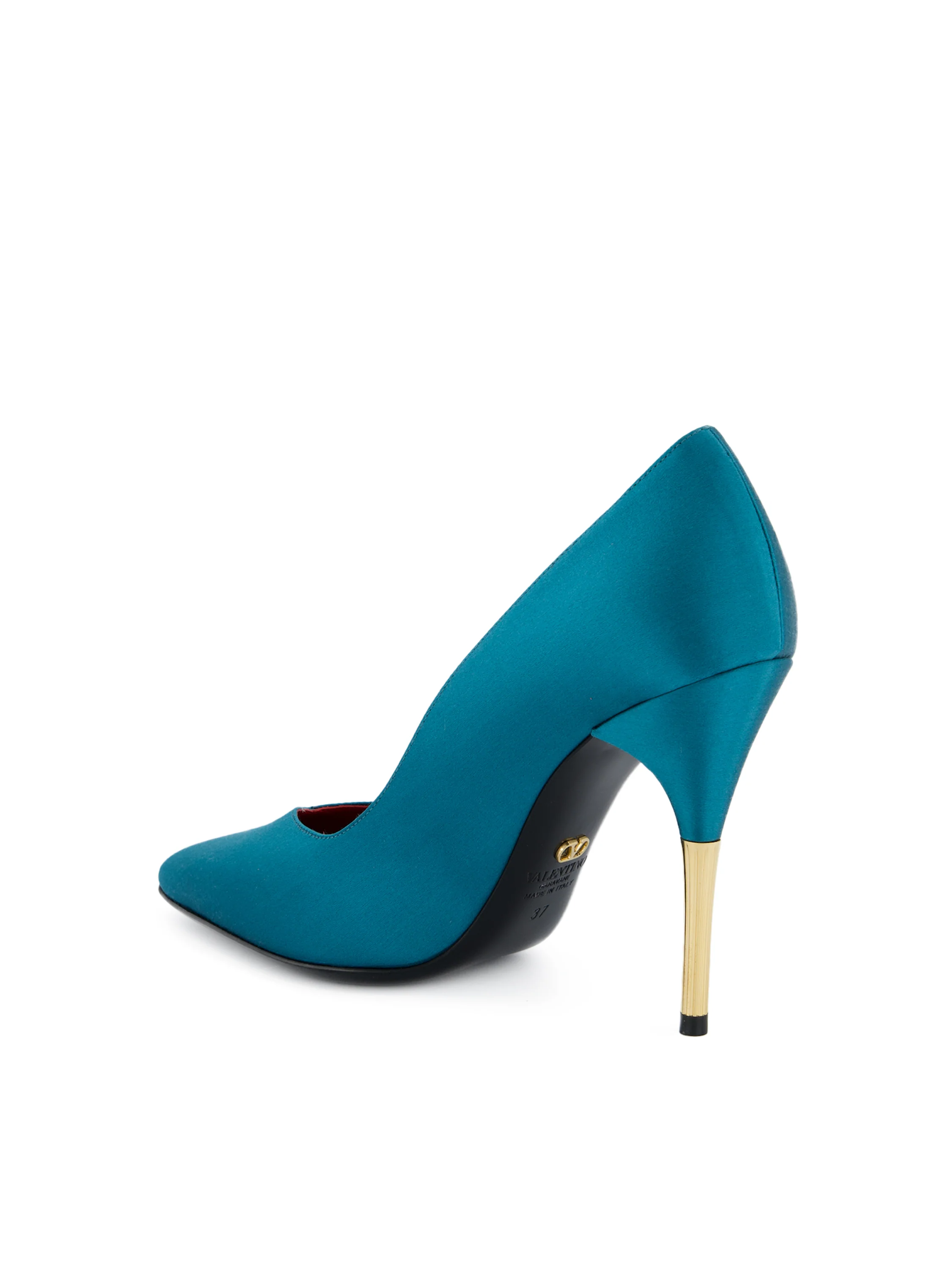 Pumps realizzate in raso. 9W0S0QL1KVW HE8 VALENTINO GARAVANI 