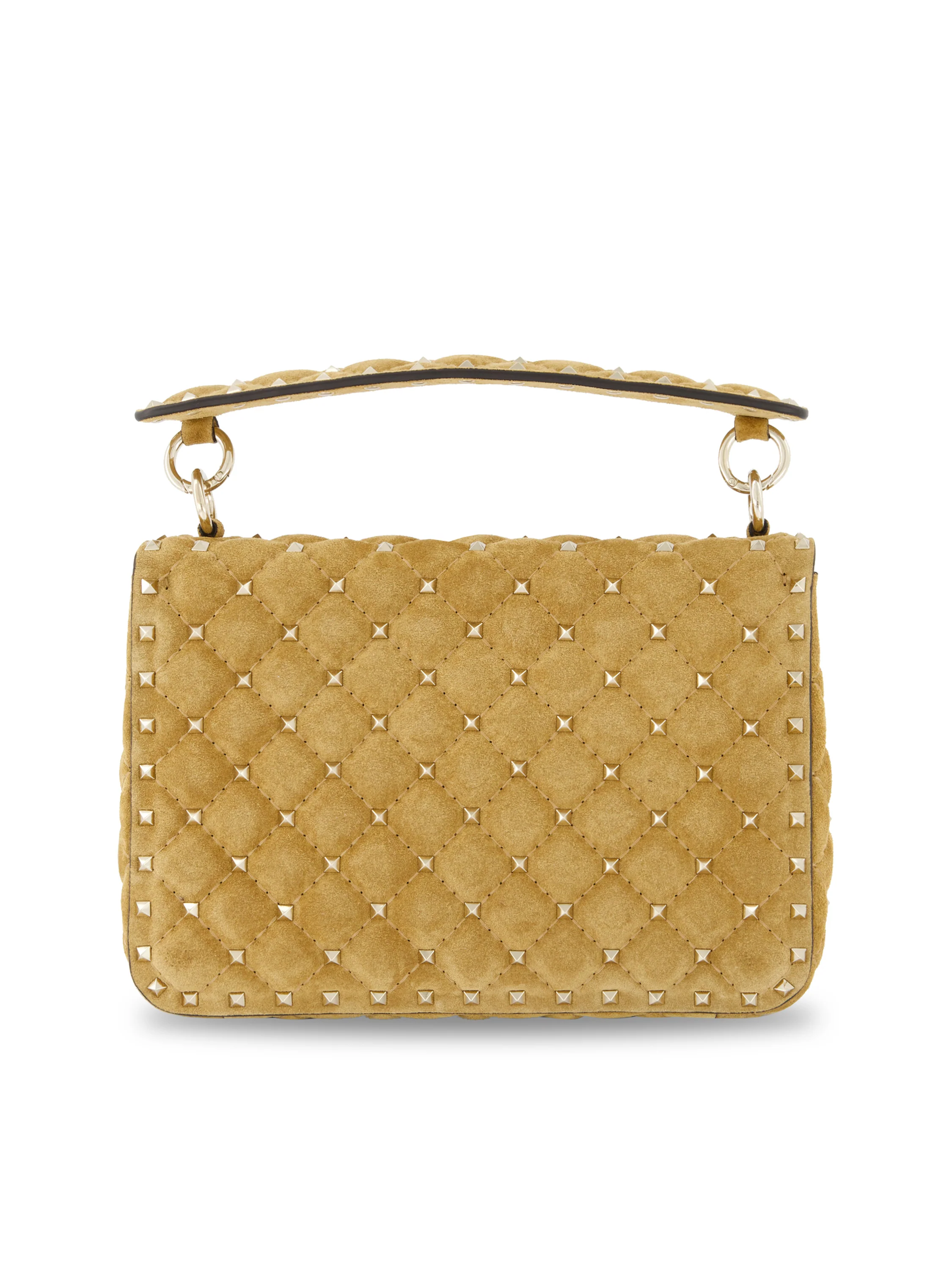 Borsa Media Valentino Garavani Rockstud Spike In Suede 9W2B0122KQQ RDX VALENTINO GARAVANI