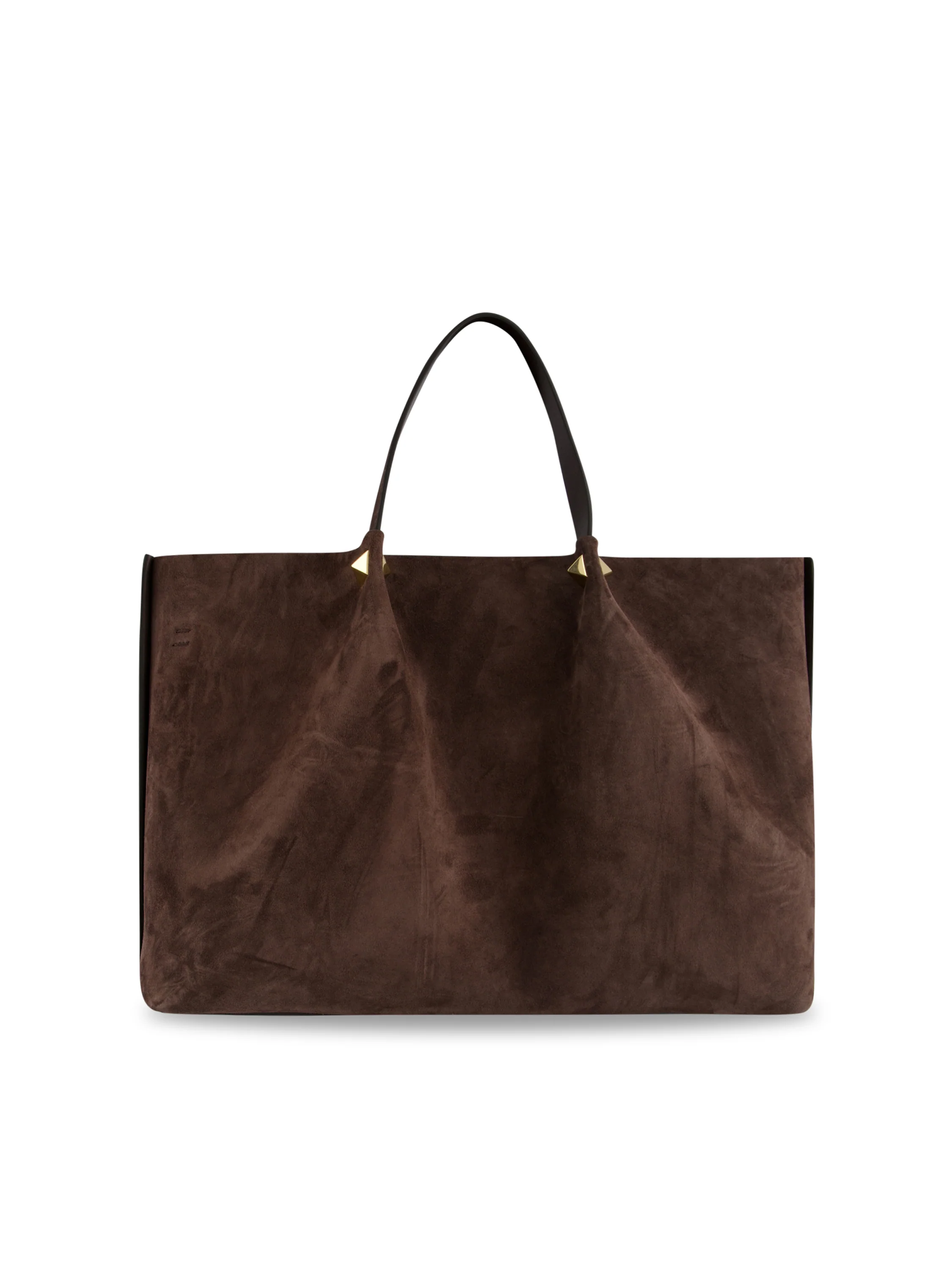 Valentino Garavani Large Shopping Bag in Soft Suede 9W2B0T82AHA 0TO VALENTINO GARAVANI 