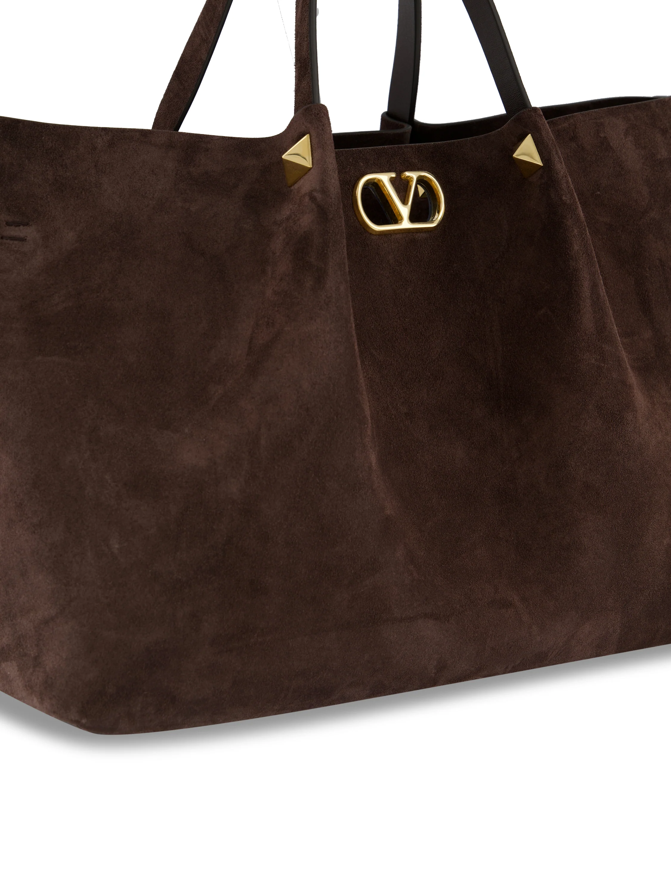 Valentino Garavani Large Shopping Bag in Soft Suede 9W2B0T82AHA 0TO VALENTINO GARAVANI 