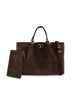 Valentino Garavani Large Shopping Bag in Soft Suede 9W2B0T82AHA 0TO VALENTINO GARAVANI 