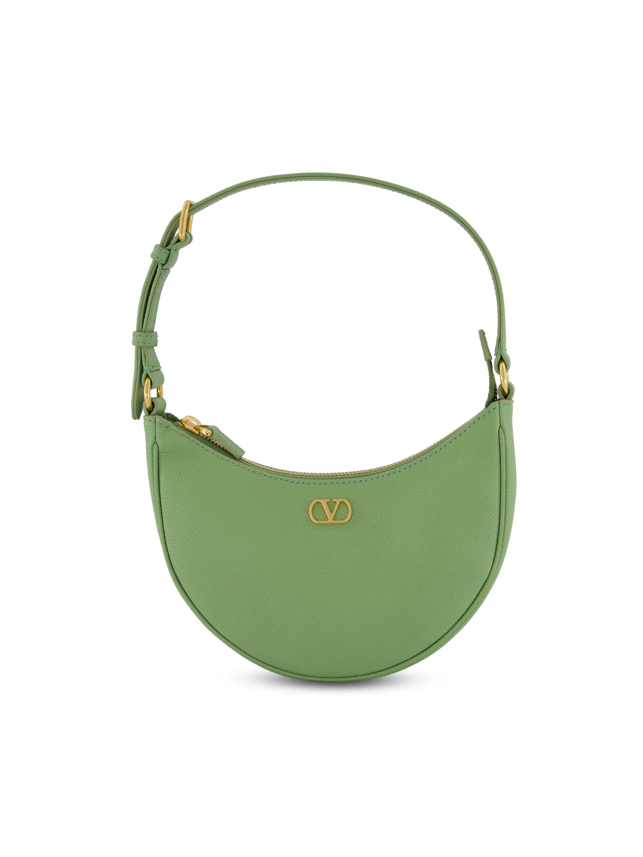Mini borsa hobo VLogo Signature Valentino Garavani in Vitello. 9W2P0AK3SNP NPO VALENTINO GARAVANI 