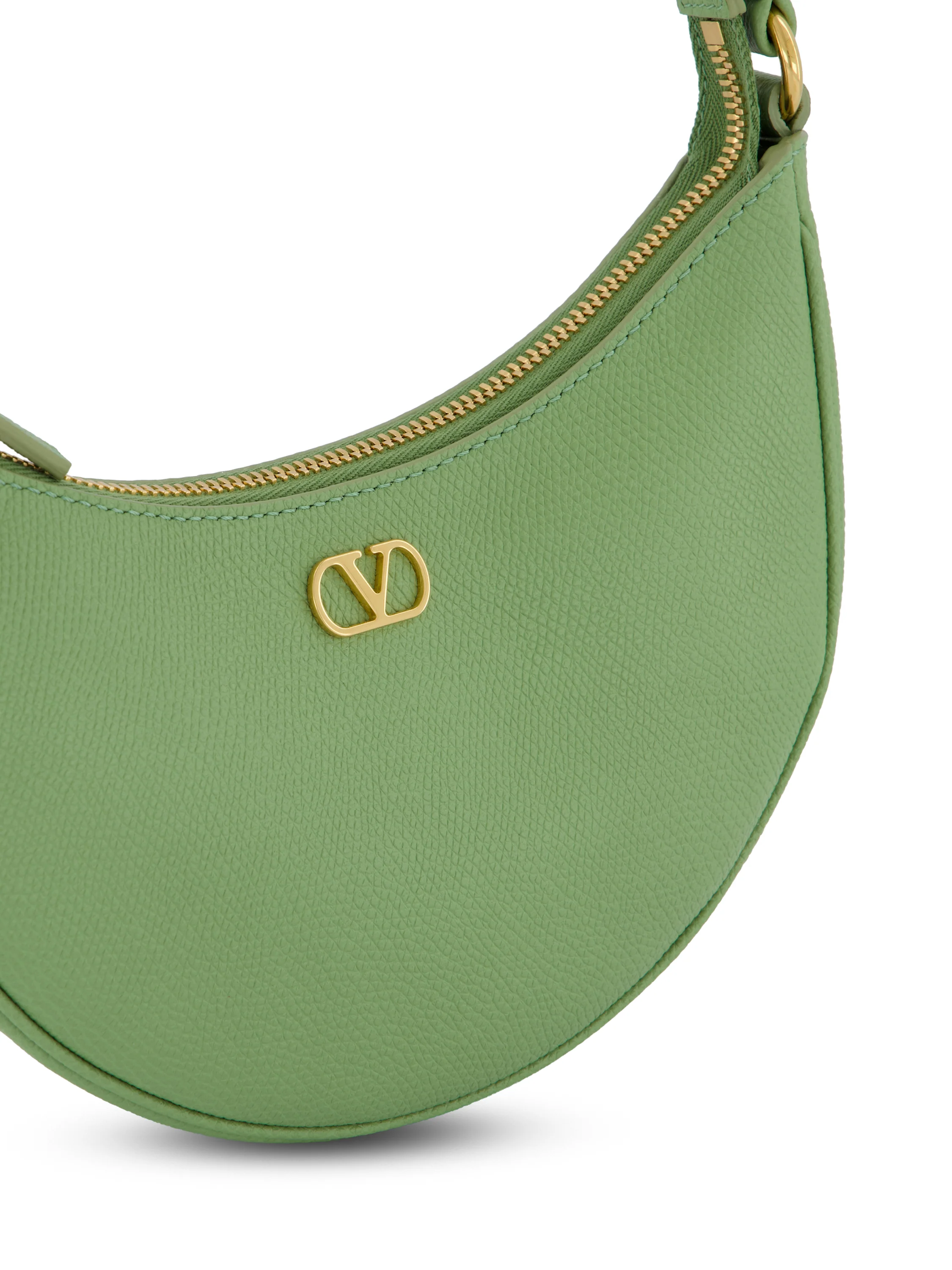 Mini borsa hobo VLogo Signature Valentino Garavani in Vitello. 9W2P0AK3SNP NPO VALENTINO GARAVANI 